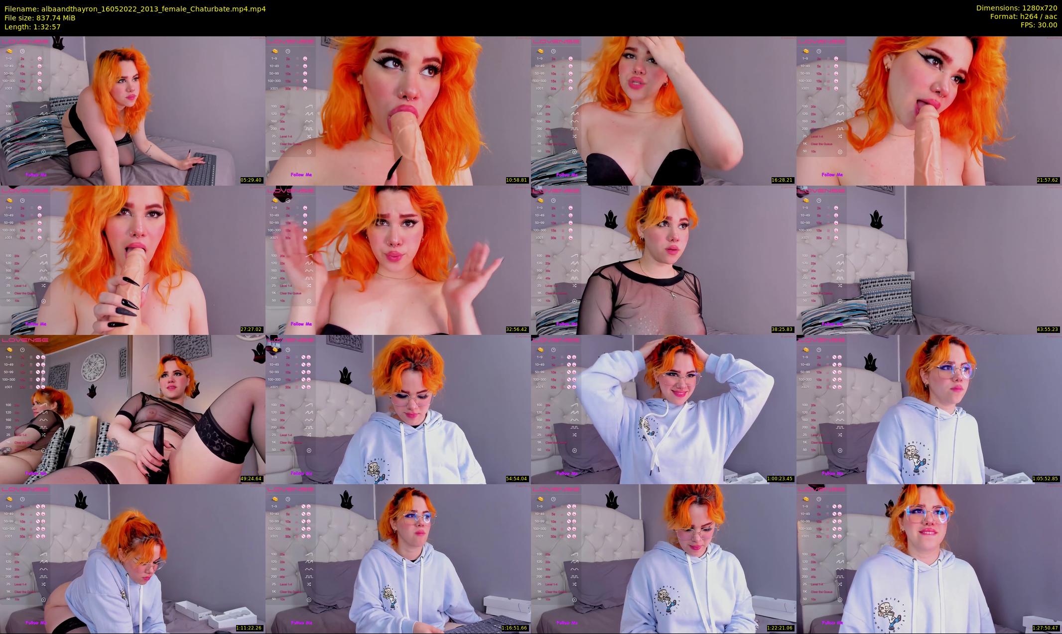albaandthayron — 93 minute Chaturbate couple cam show recording, 720p, May 16, 2022