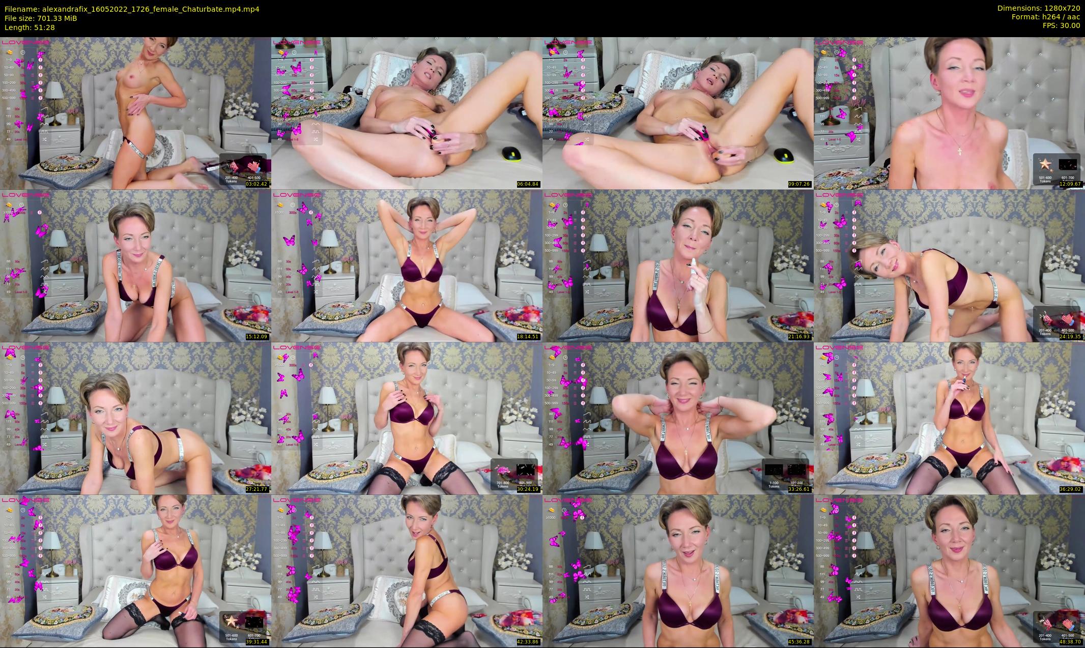 alexandrafix — 52 minute Chaturbate female cam show recording, 720p, May 16, 2022