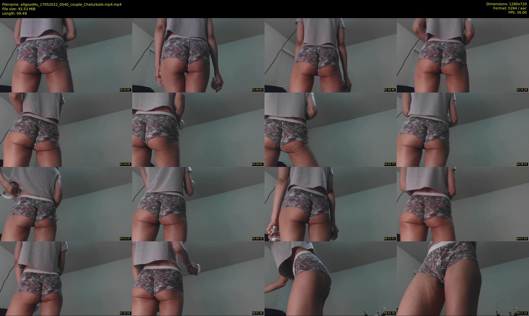 allgood4u — 10 minute Chaturbate couple cam show recording, 720p, May 17, 2022