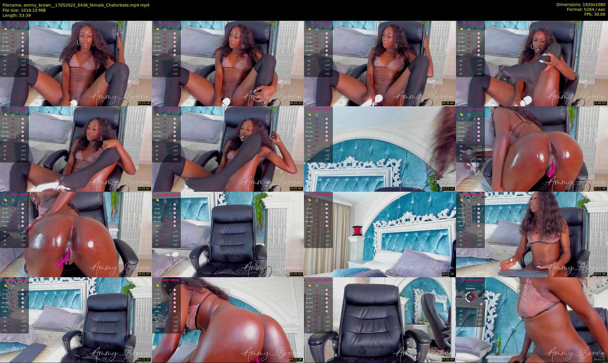 ammy_brown_ — 54 minute Chaturbate female cam show recording, 1080p, May 17, 2022