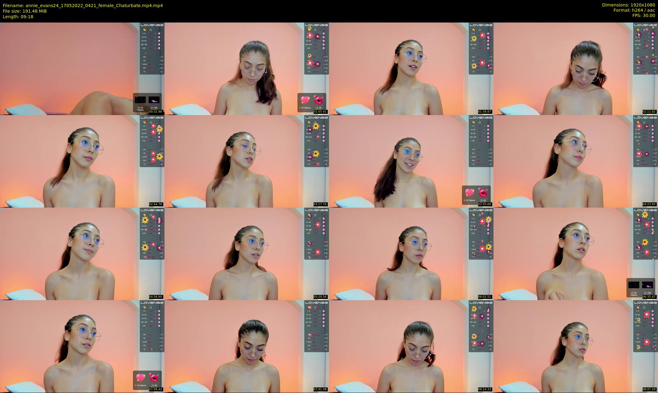 annie_evans24 — 10 minute Chaturbate female cam show recording, 1080p, May 17, 2022