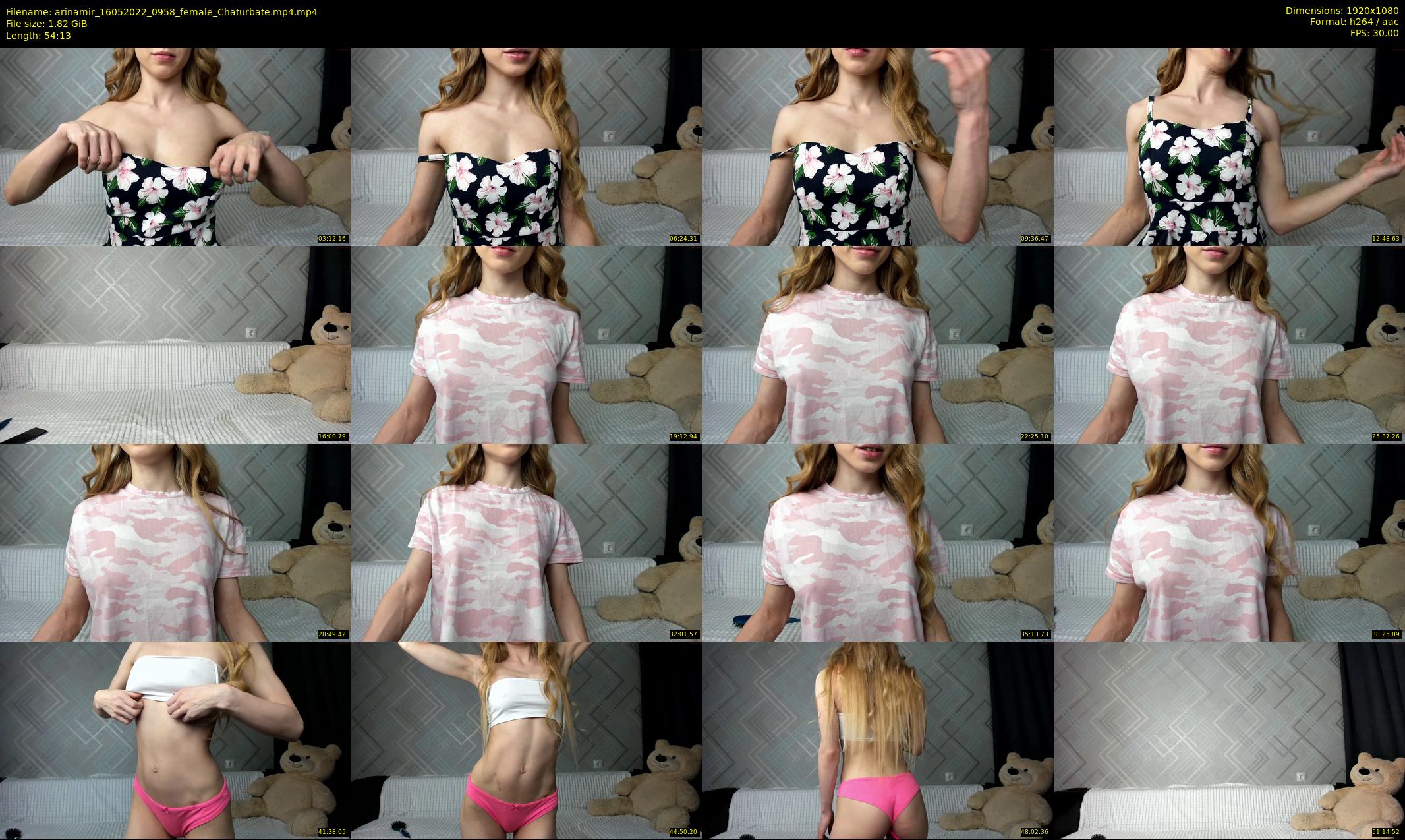 arinamir — 55 minute Chaturbate female cam show recording, 1080p, May 16, 2022