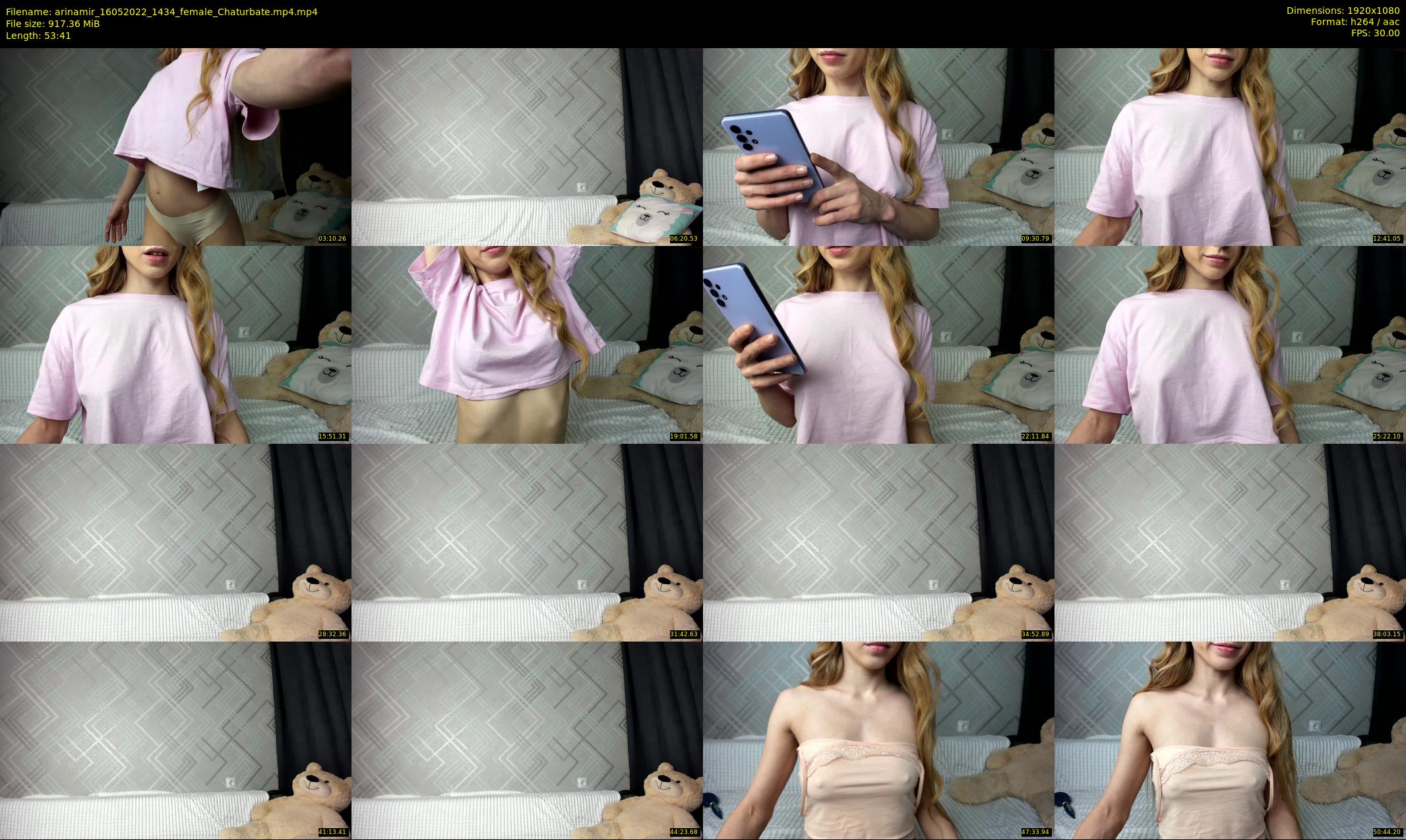 arinamir — 54 minute Chaturbate female cam show recording, 1080p, May 16, 2022