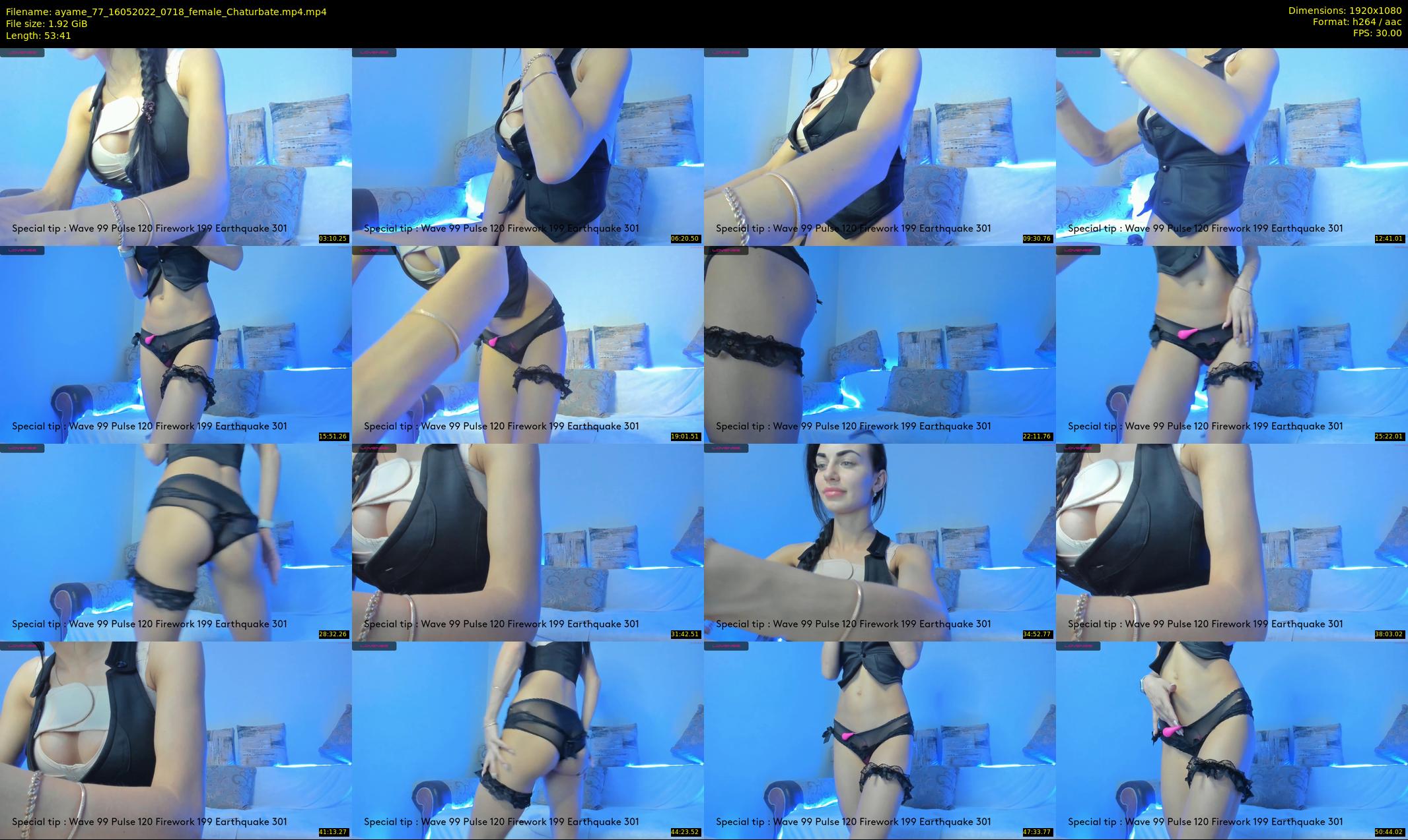 ayame_77 — 54 minute Chaturbate female cam show recording, 1080p, May 16, 2022