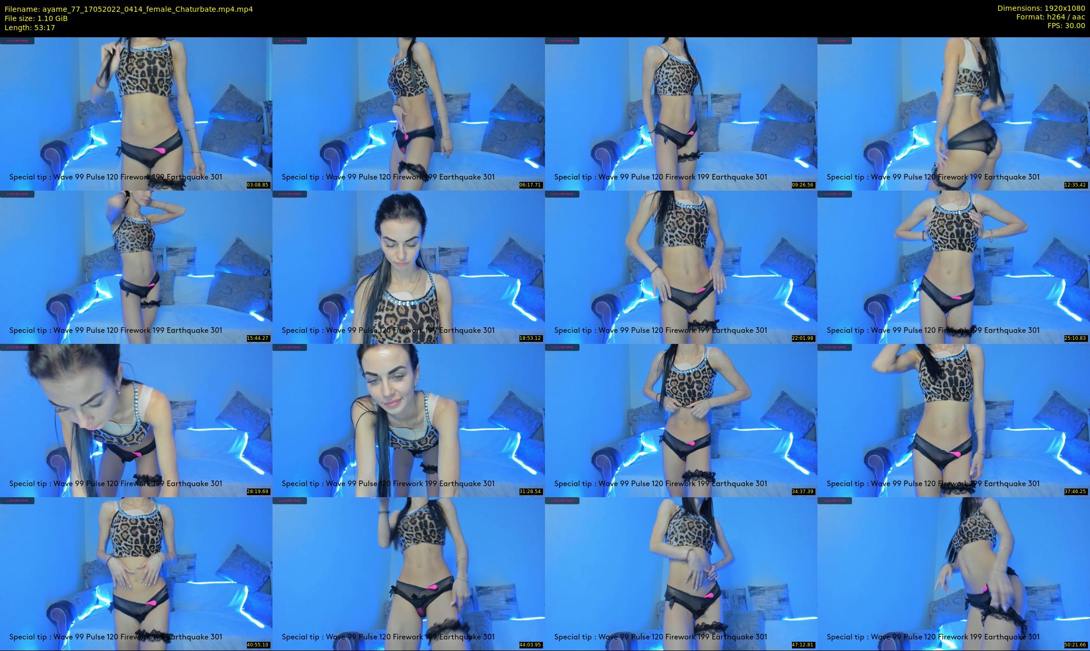 ayame_77 — 54 minute Chaturbate female cam show recording, 1080p, May 17, 2022
