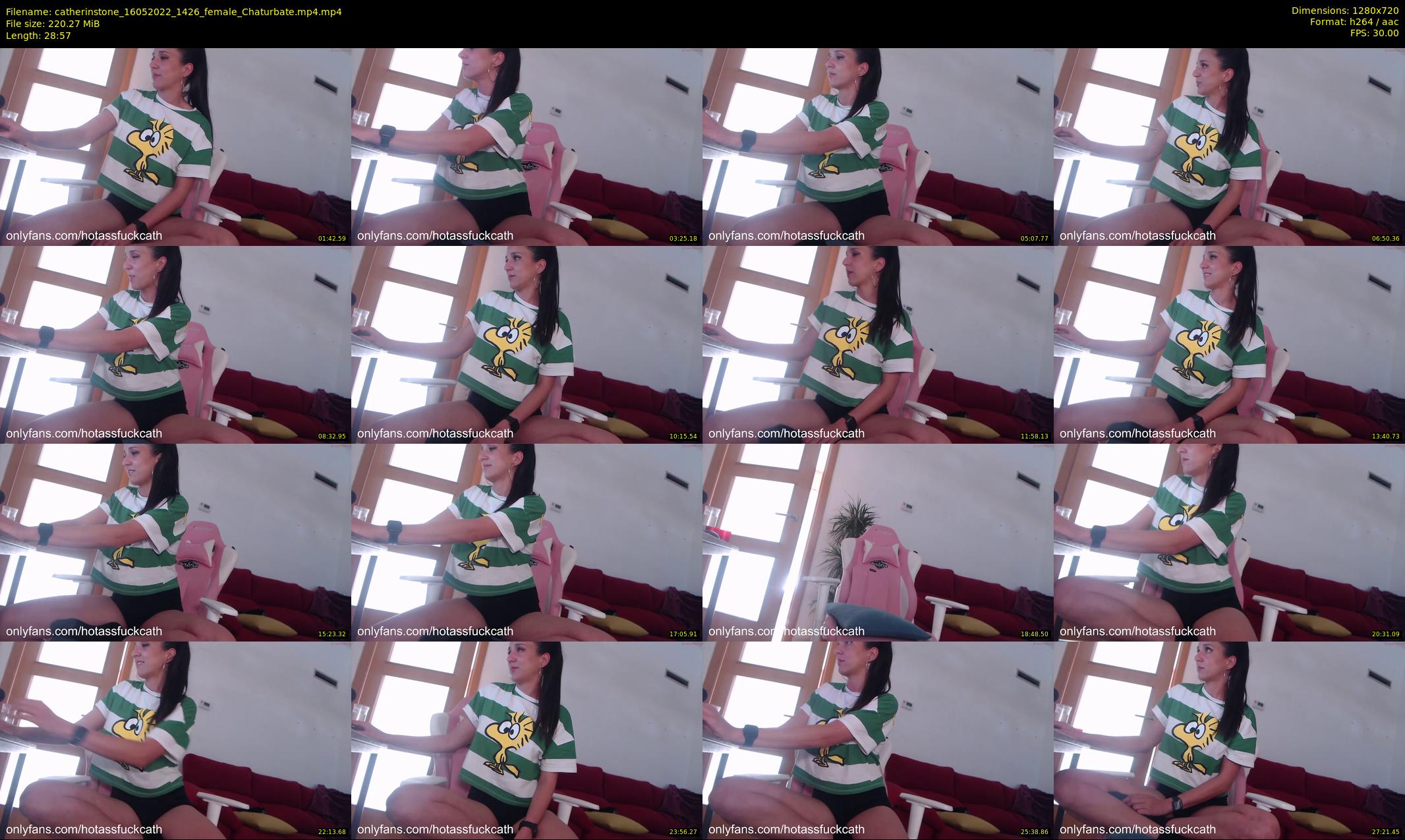 catherinstone — 29 minute Chaturbate female cam show recording, 720p, May 16, 2022