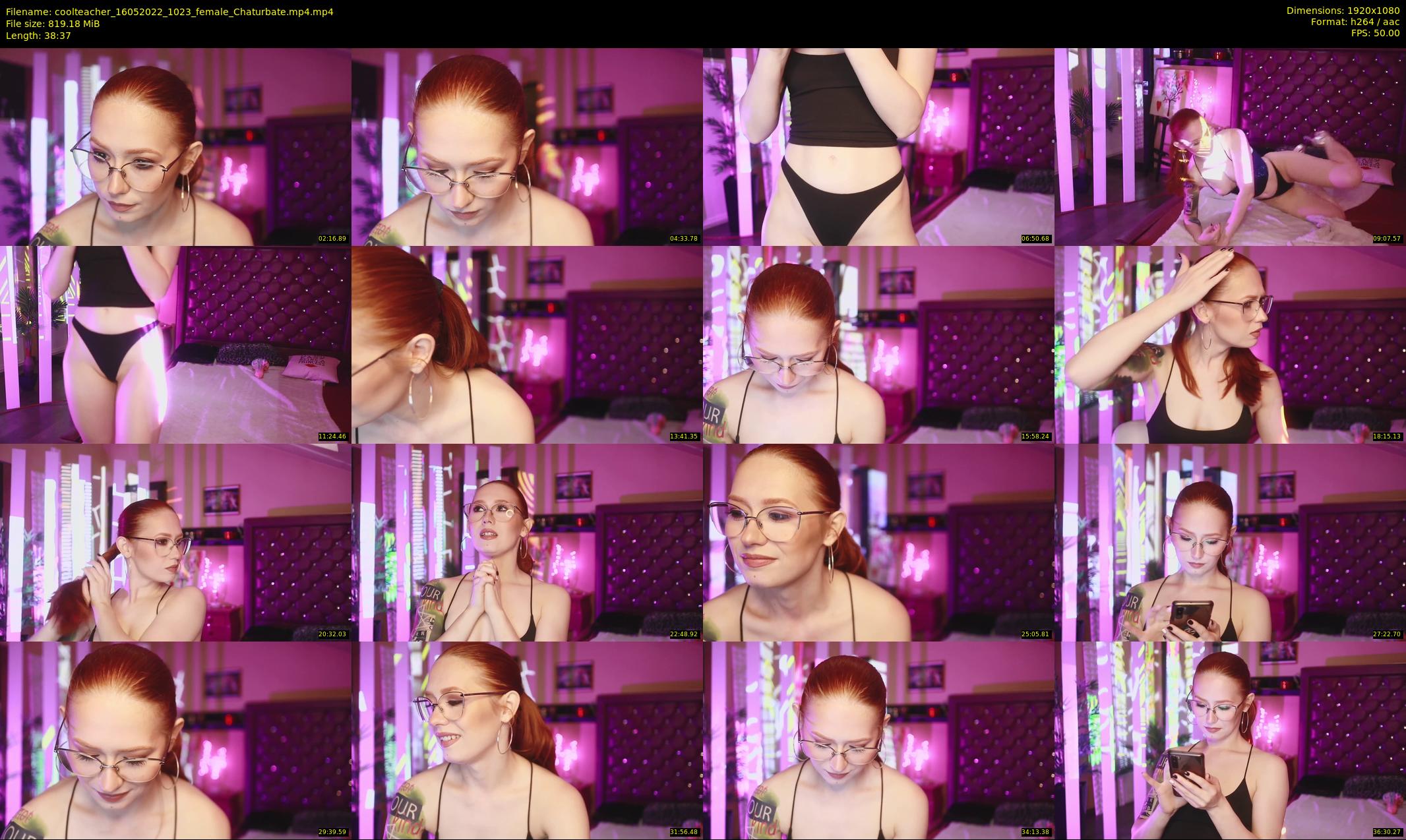 coolteacher — 39 minute Chaturbate female cam show recording, 1080p, May 16, 2022