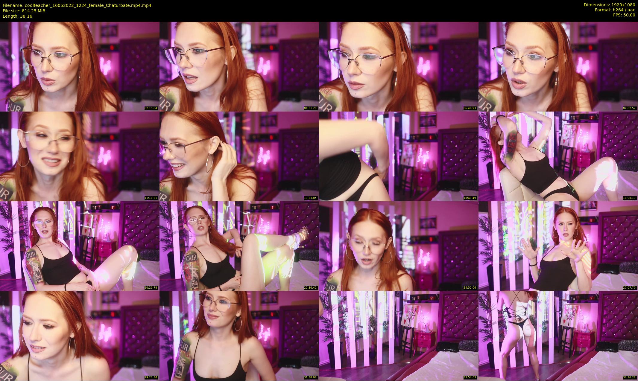 coolteacher — 39 minute Chaturbate female cam show recording, 1080p, May 16, 2022