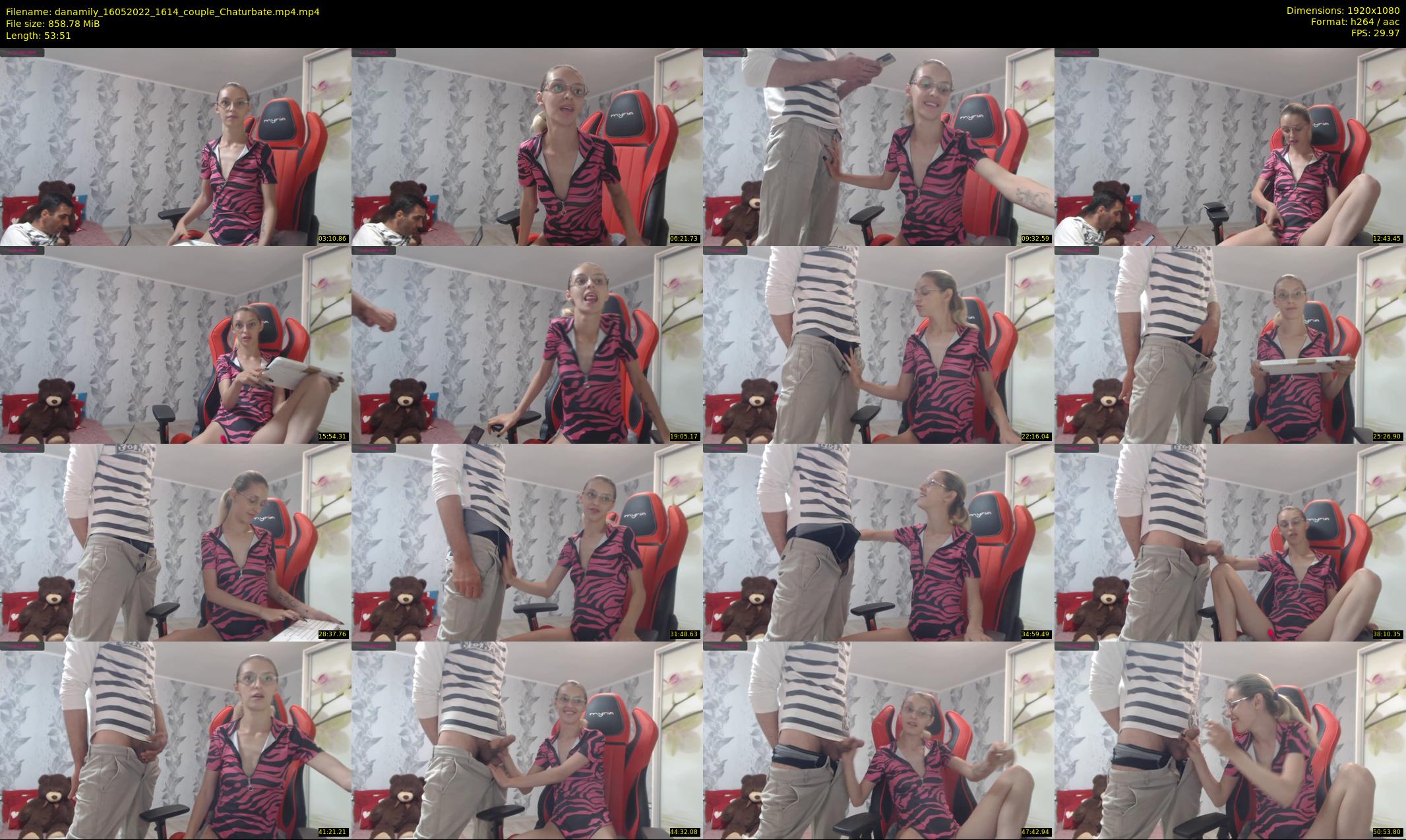 danamily — 54 minute Chaturbate female cam show recording, 1080p, May 16, 2022
