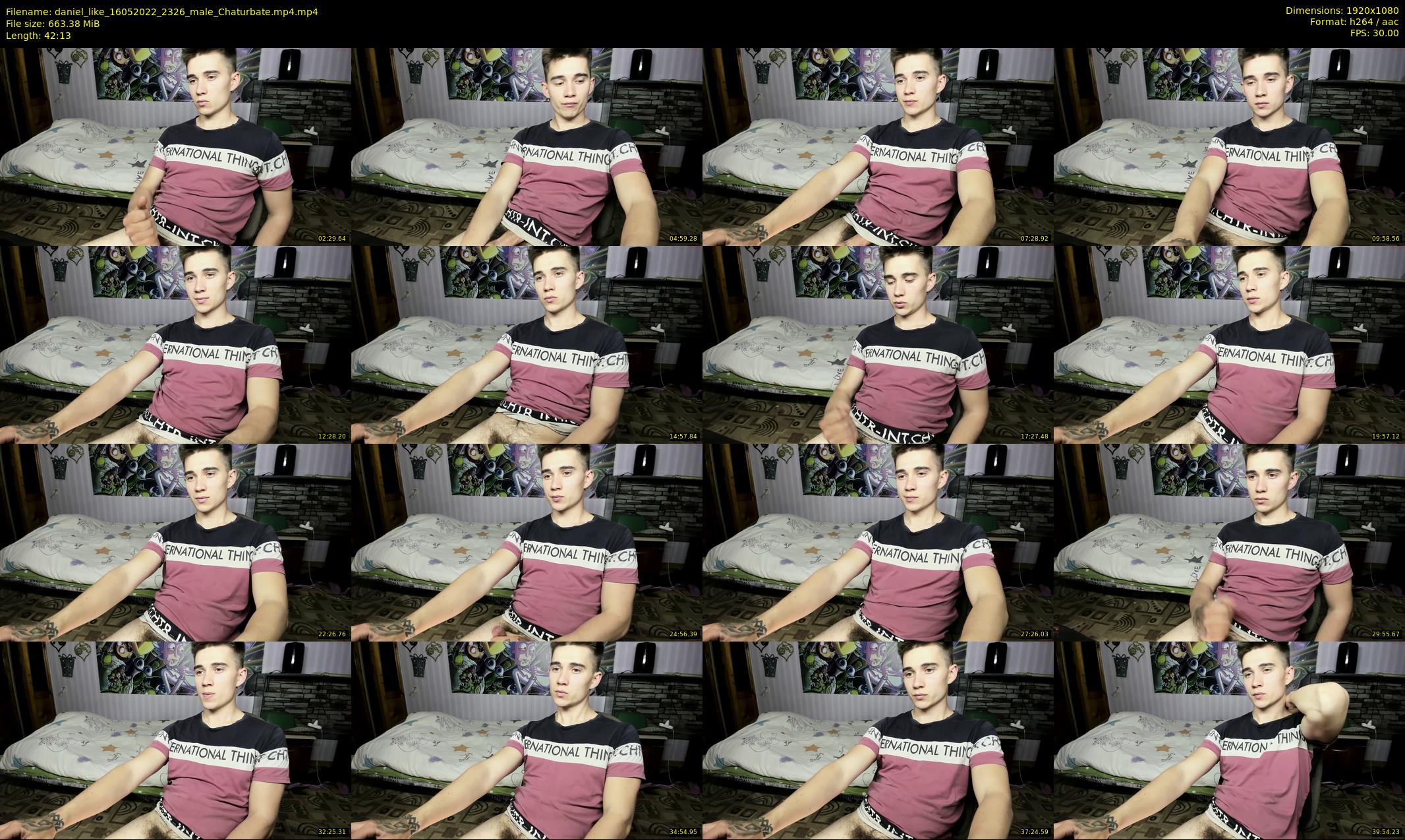 daniel_like — 43 minute Chaturbate male cam show recording, 1080p, May 16, 2022