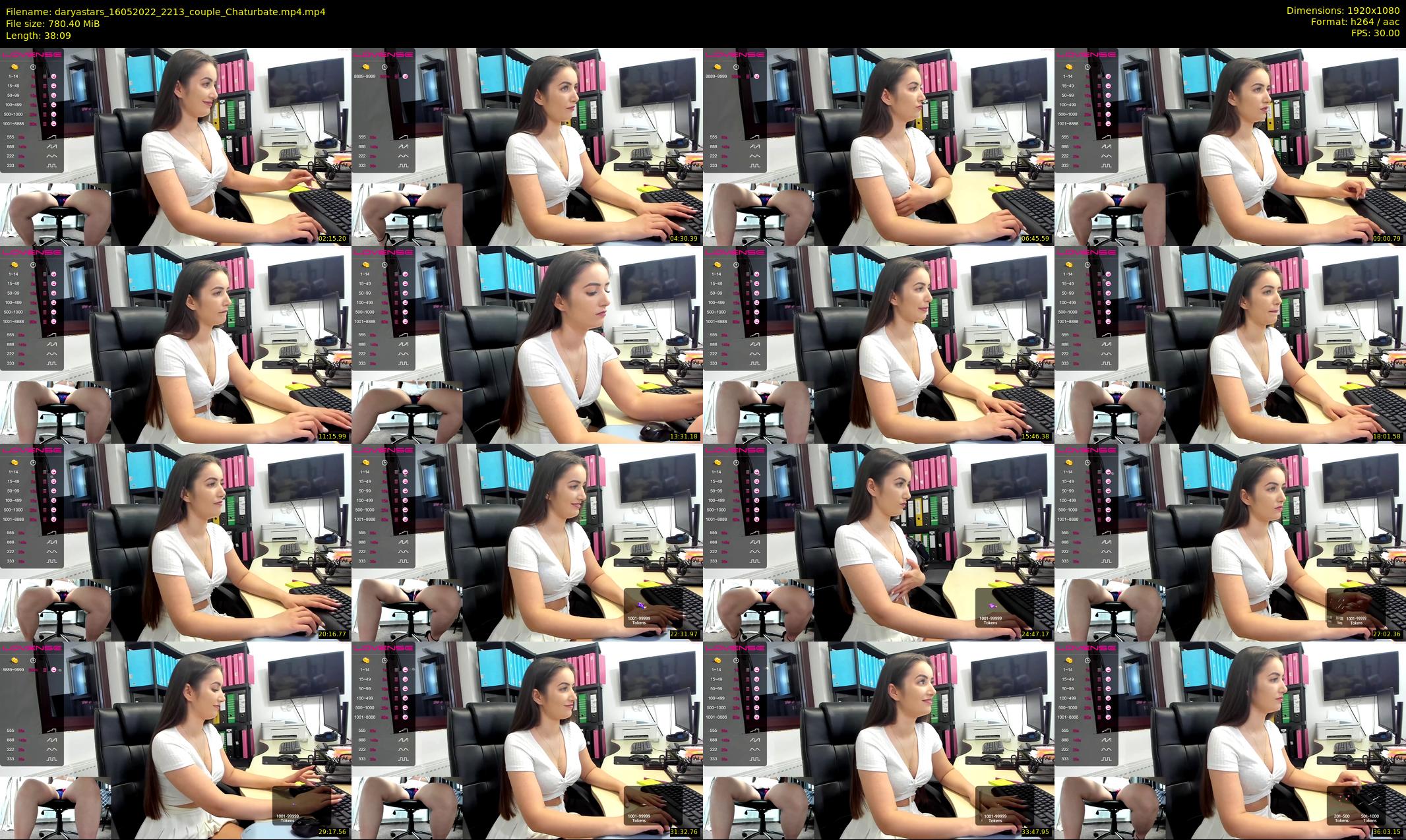 daryastars — 39 minute Chaturbate couple cam show recording, 1080p, May 16, 2022