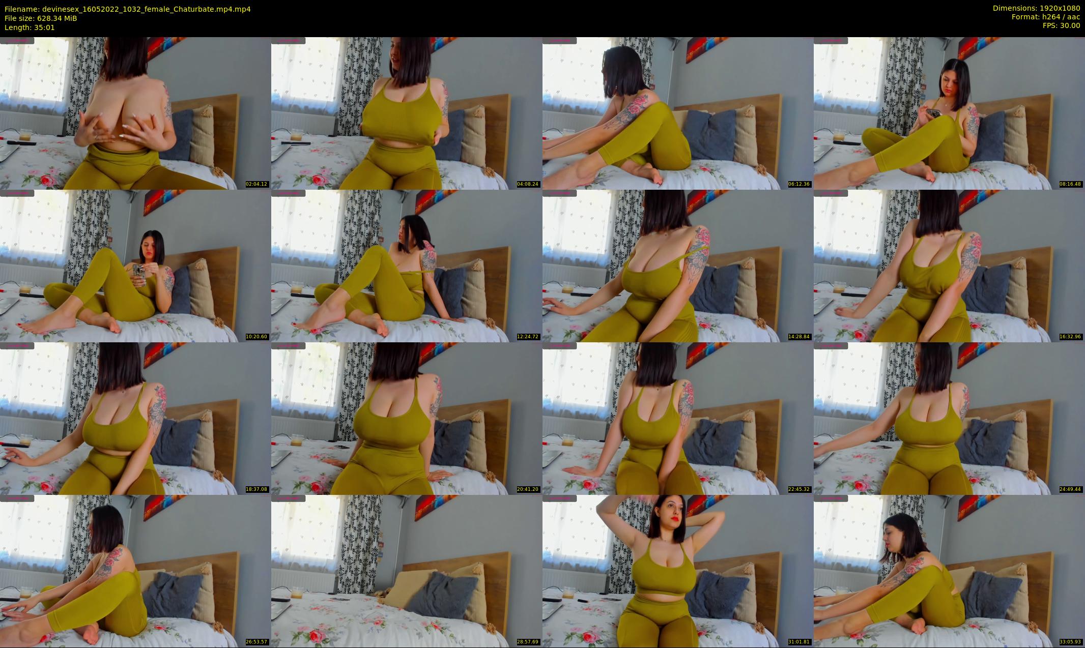 devinesex — 36 minute Chaturbate female cam show recording, 1080p, May 16, 2022