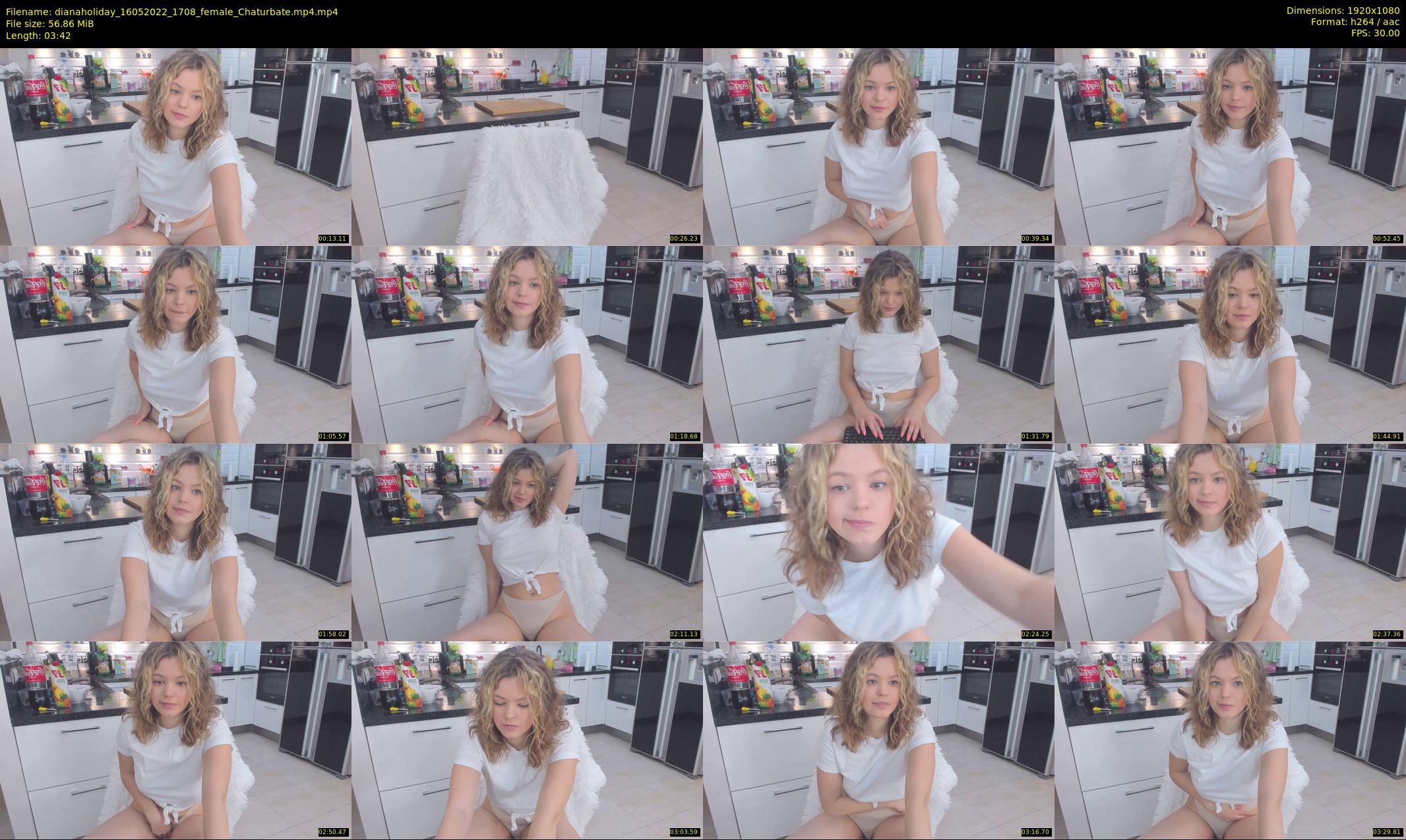 dianaholiday — 4 minute Chaturbate female cam show recording, 1080p, May 16, 2022