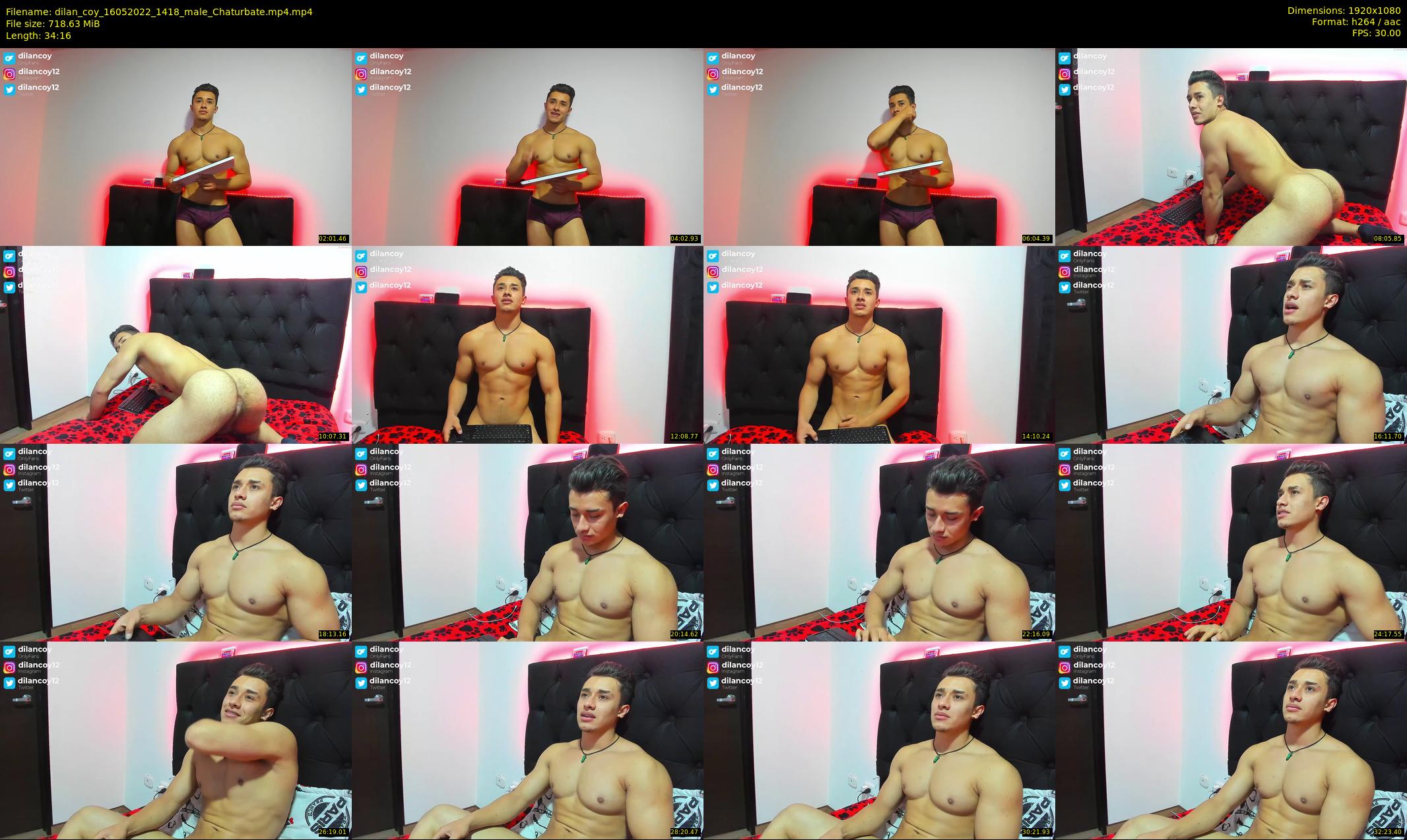dilan_coy — 35 minute Chaturbate male cam show recording, 1080p, May 16, 2022