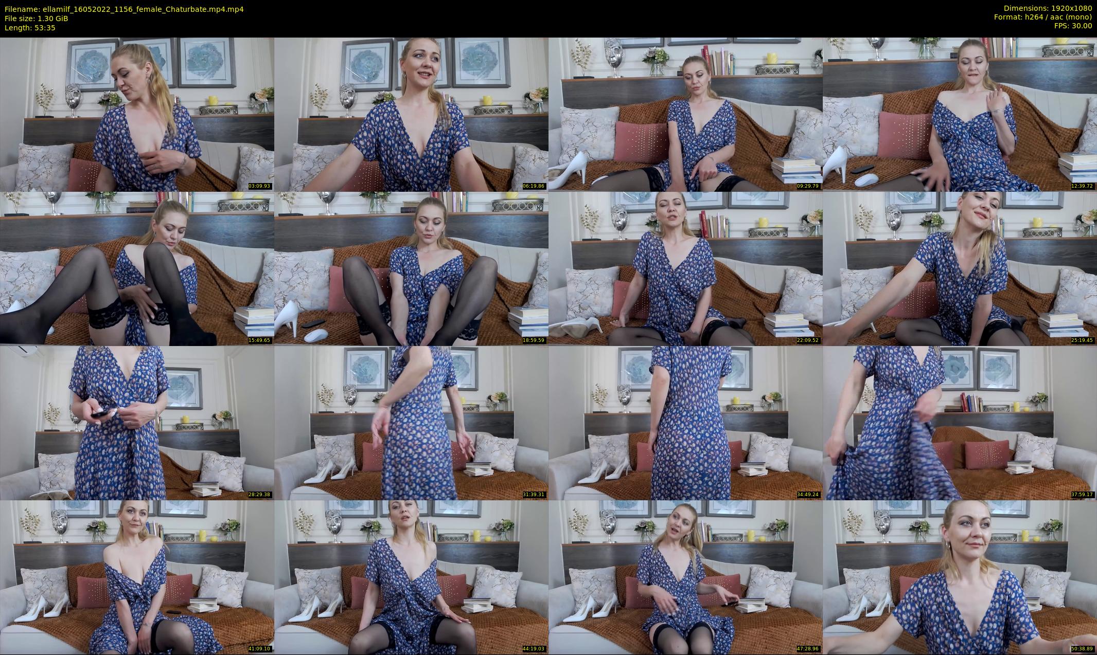 ellamilf — 54 minute Chaturbate female cam show recording, 1080p, May 16, 2022
