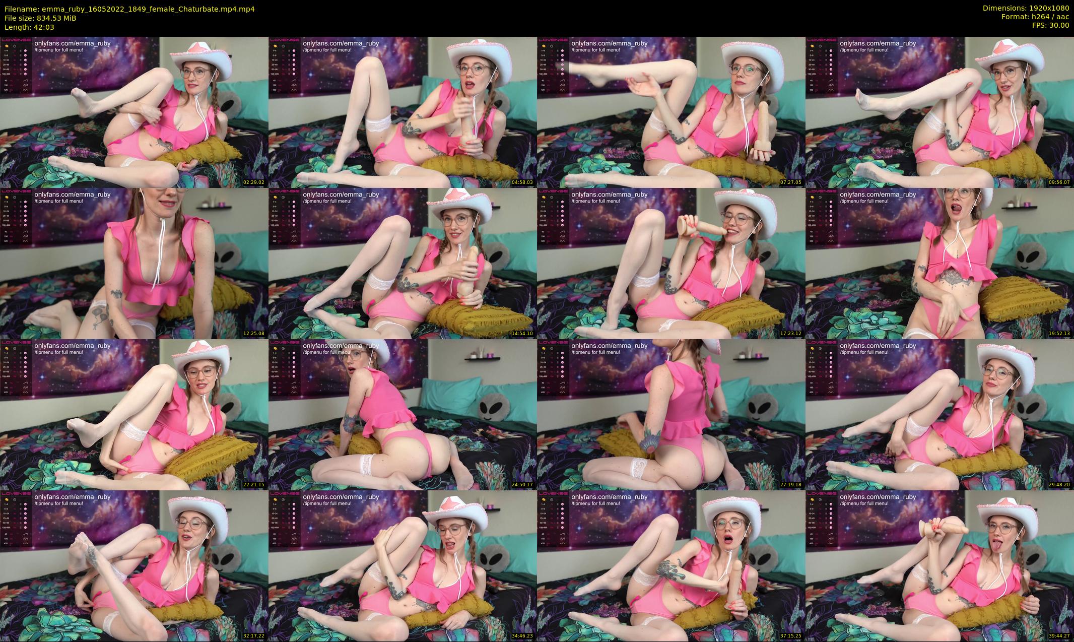 emma_ruby — 43 minute Chaturbate female cam show recording, 1080p, May 16, 2022
