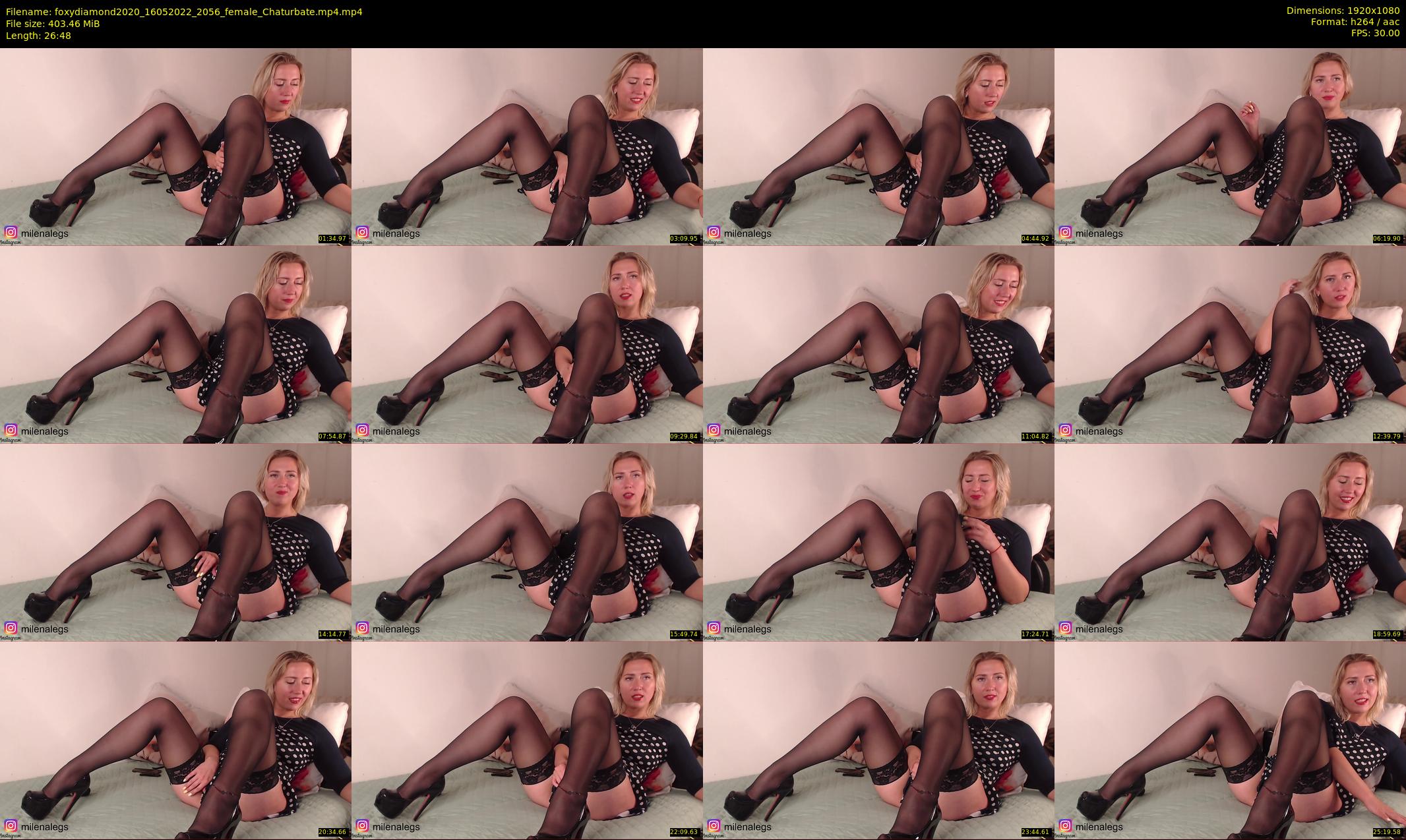 foxydiamond2020 — 27 minute Chaturbate female cam show recording, 1080p, May 16, 2022