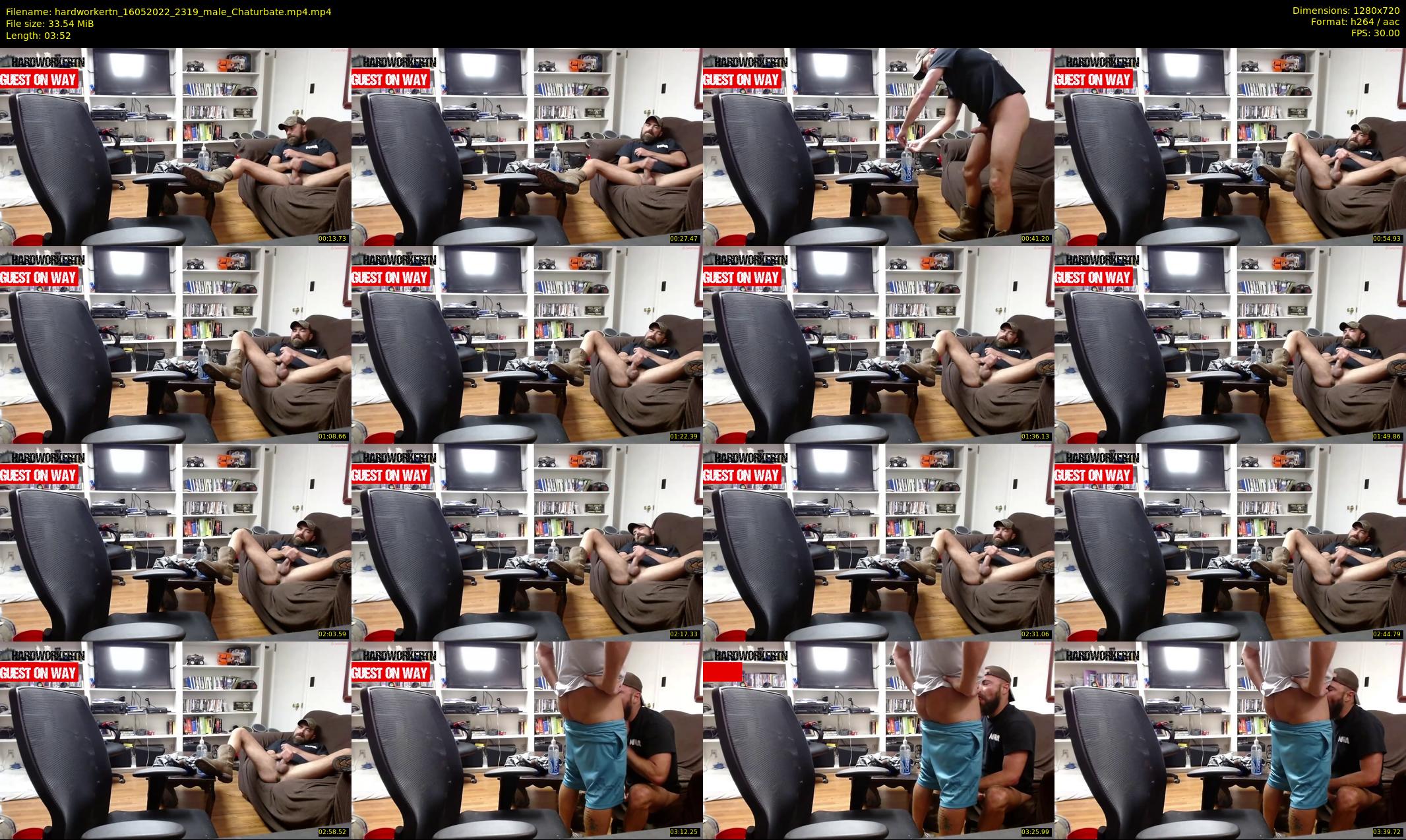 hardworkertn — 4 minute Chaturbate male cam show recording, 720p, May 16, 2022