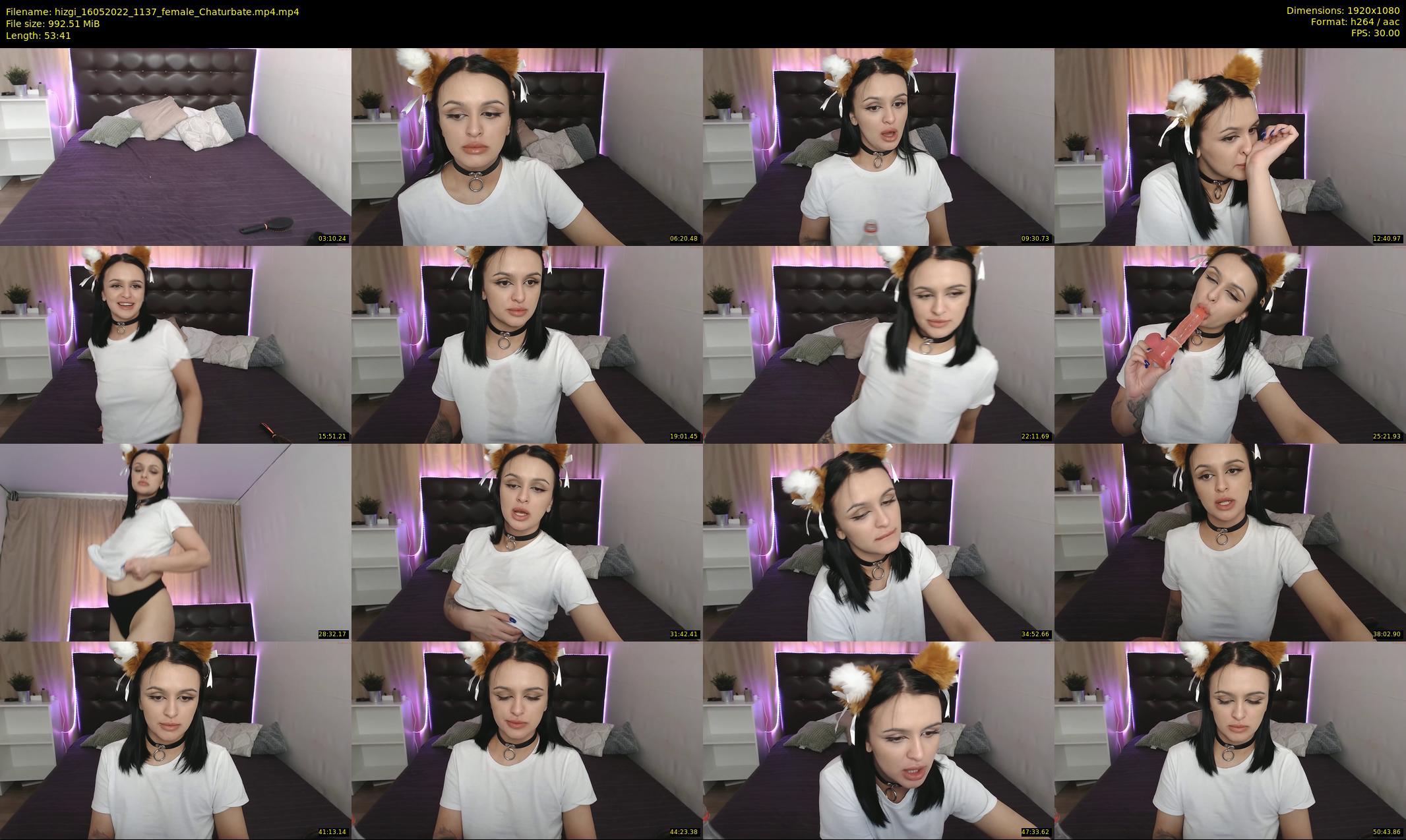 hizgi — 54 minute Chaturbate couple cam show recording, 1080p, May 16, 2022