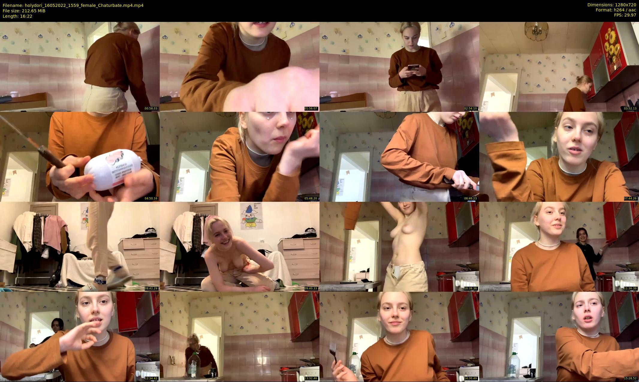 holydori — 17 minute Chaturbate female cam show recording, 720p, May 16, 2022