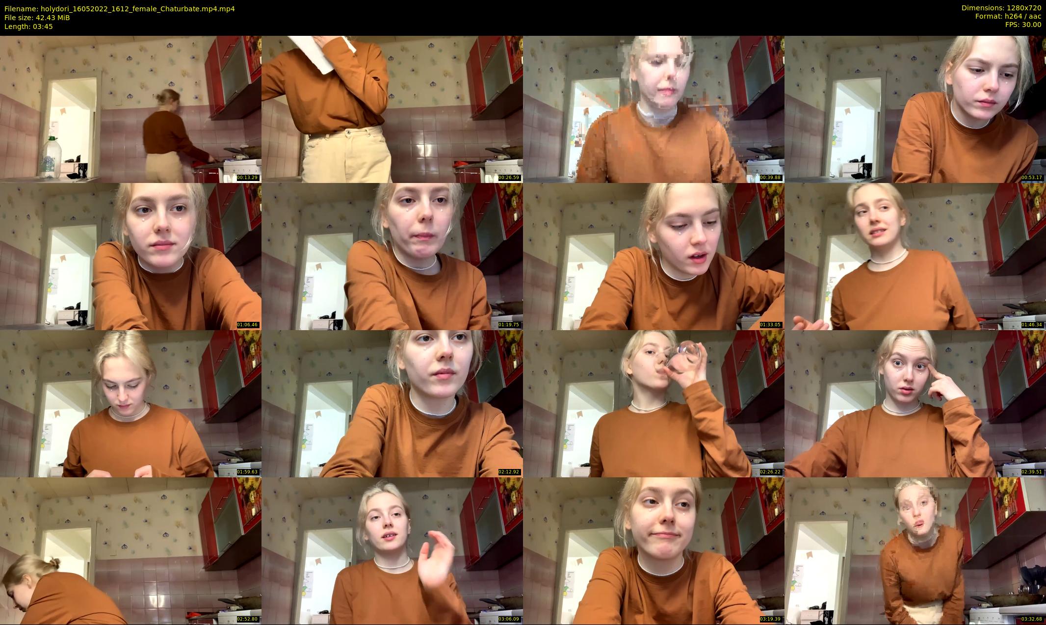 holydori — 4 minute Chaturbate female cam show recording, 720p, May 16, 2022