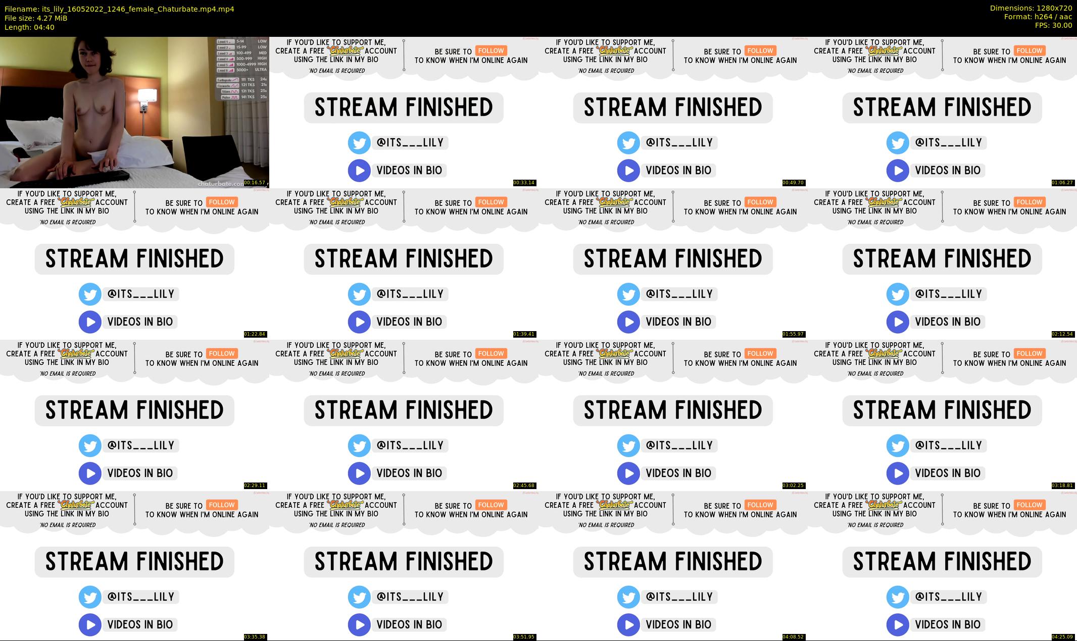 its_lily — 5 minute Chaturbate female cam show recording, 720p, May 16, 2022