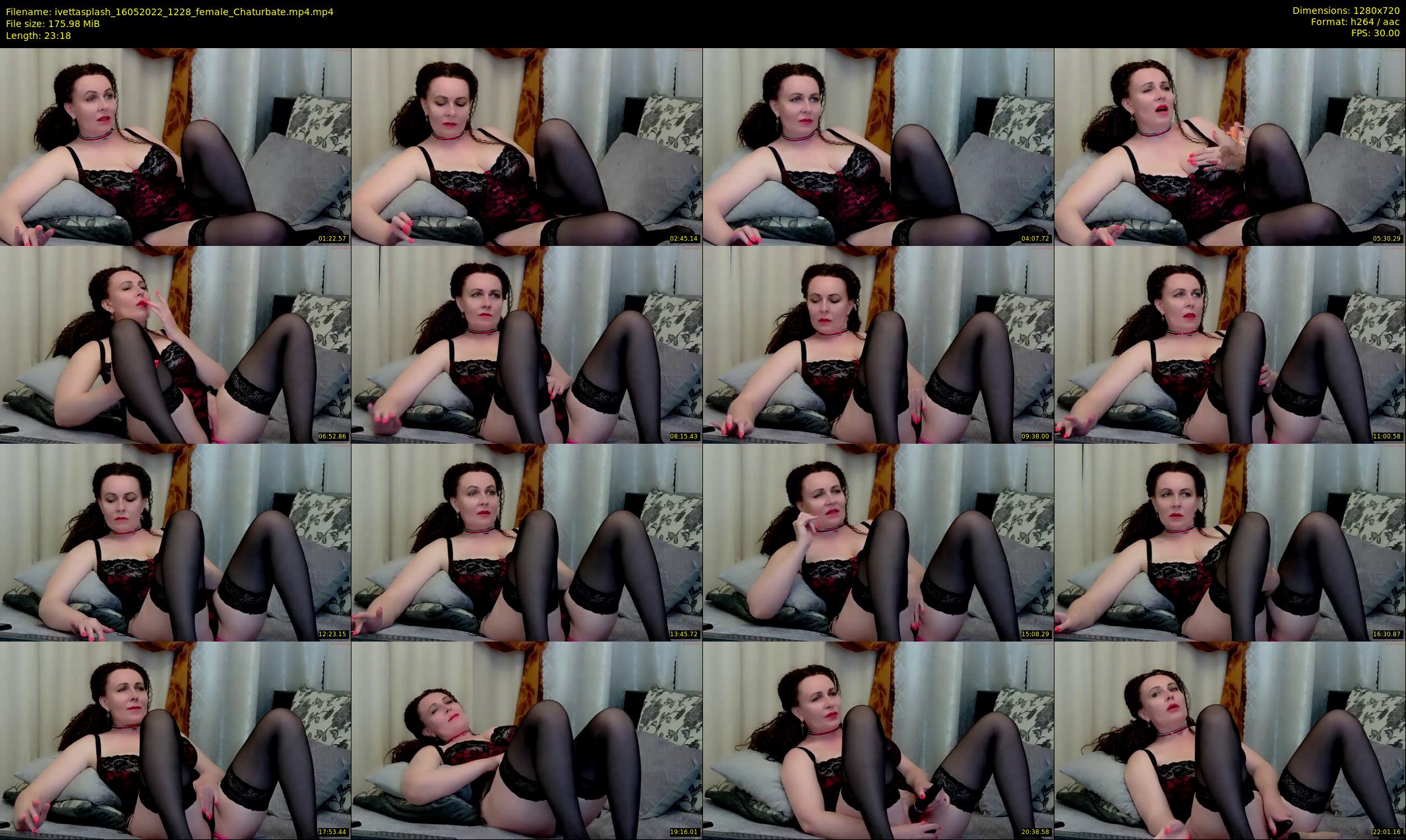 ivettasplash — 24 minute Chaturbate female cam show recording, 720p, May 16, 2022
