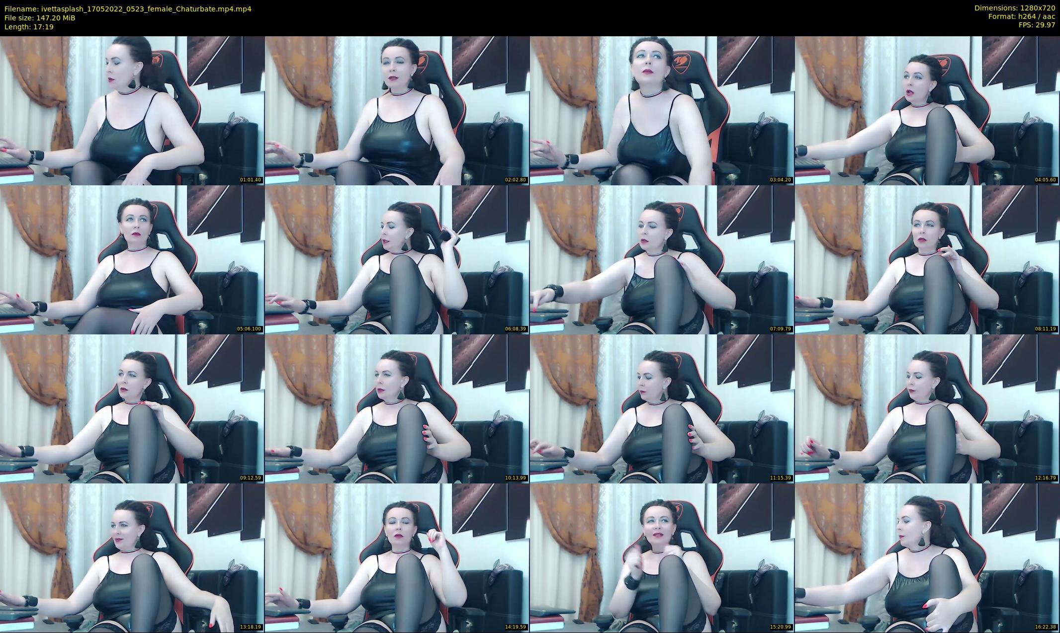 ivettasplash — 18 minute Chaturbate female cam show recording, 720p, May 17, 2022