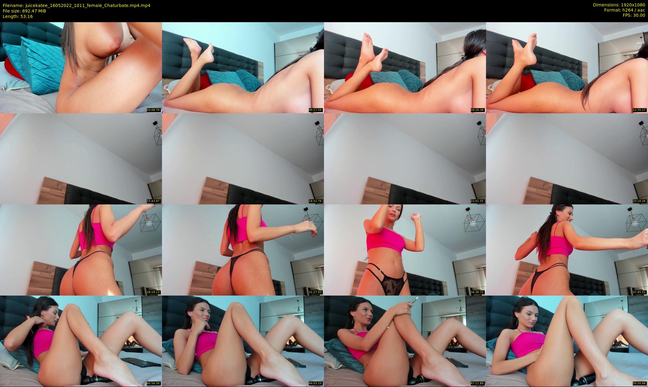 juicekatee — 54 minute Chaturbate female cam show recording, 1080p, May 16, 2022