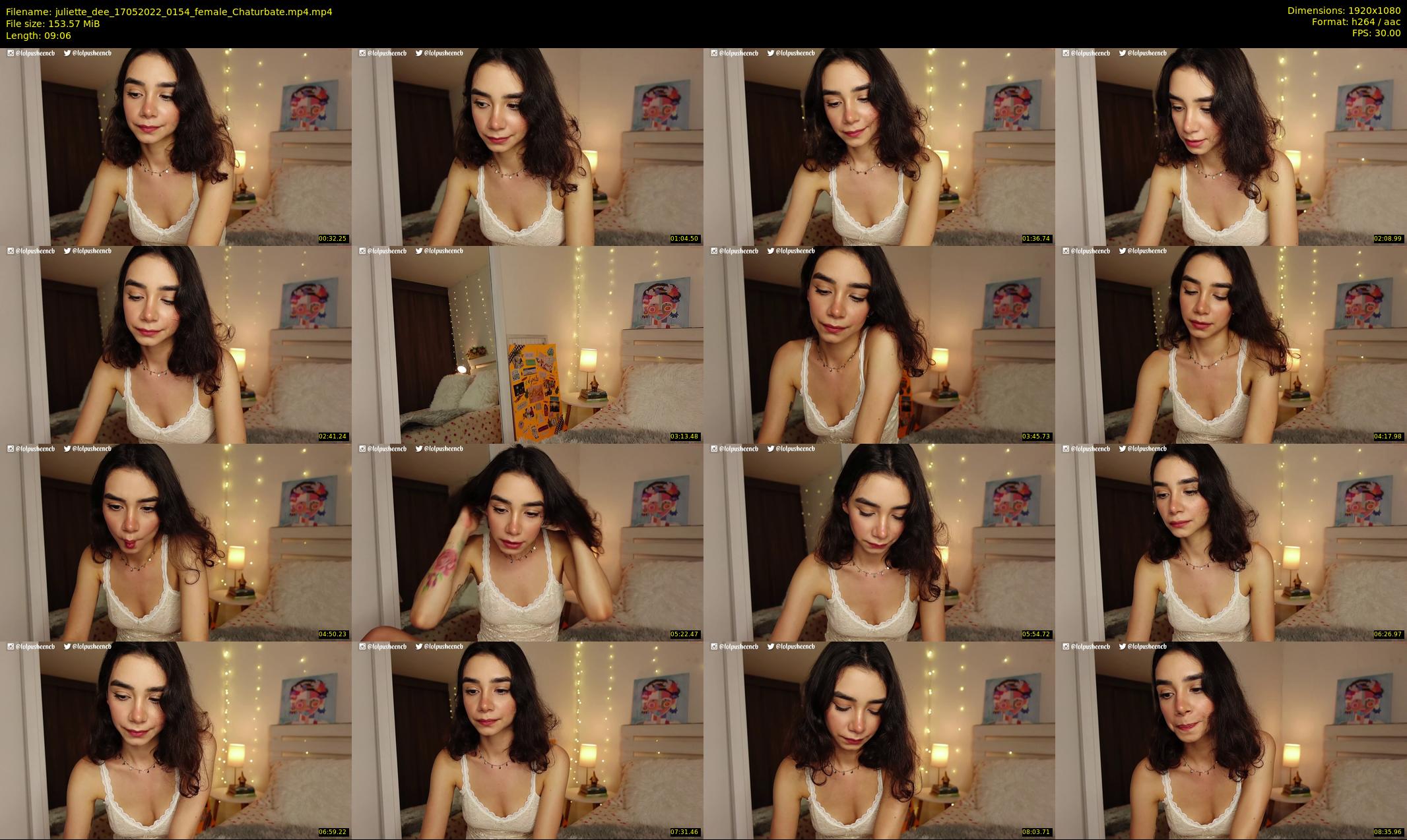 juliette_dee — 10 minute Chaturbate female cam show recording, 1080p, May 17, 2022