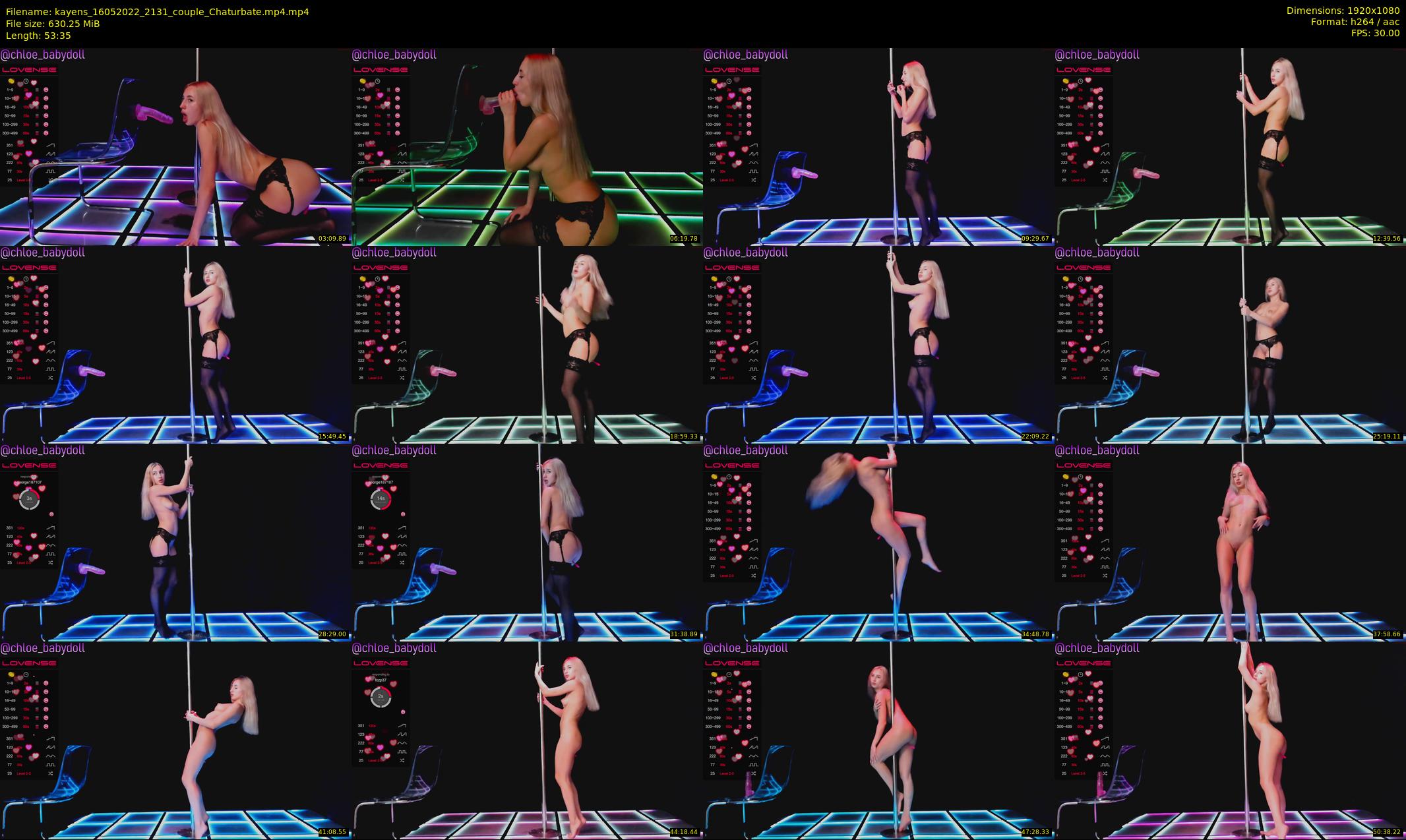 kayens — 54 minute Chaturbate couple cam show recording, 1080p, May 16, 2022