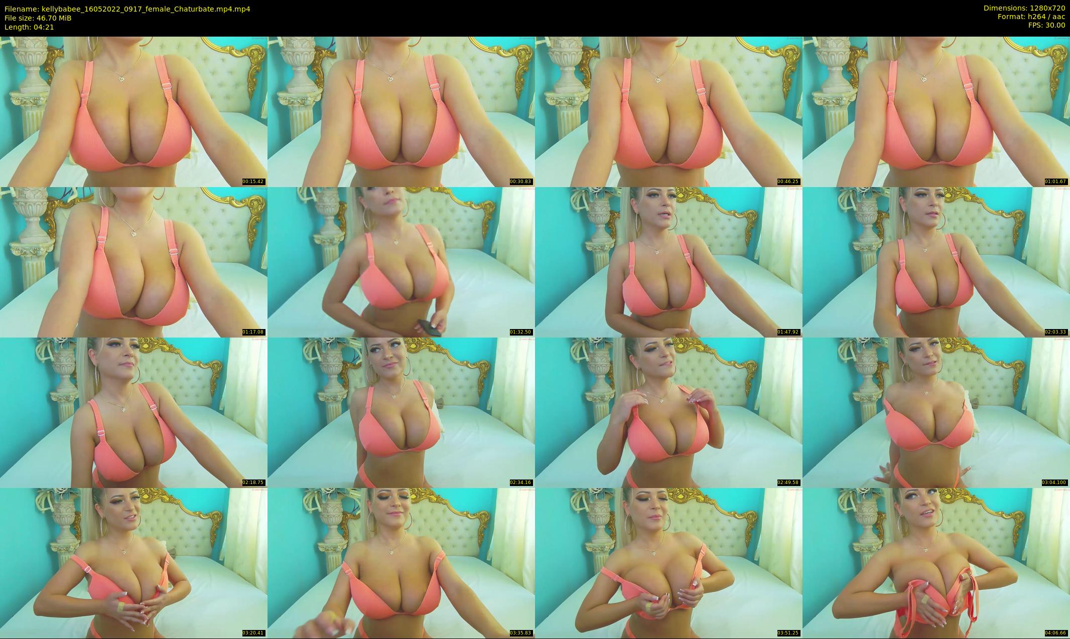 kellybabee — 5 minute Chaturbate female cam show recording, 720p, May 16, 2022