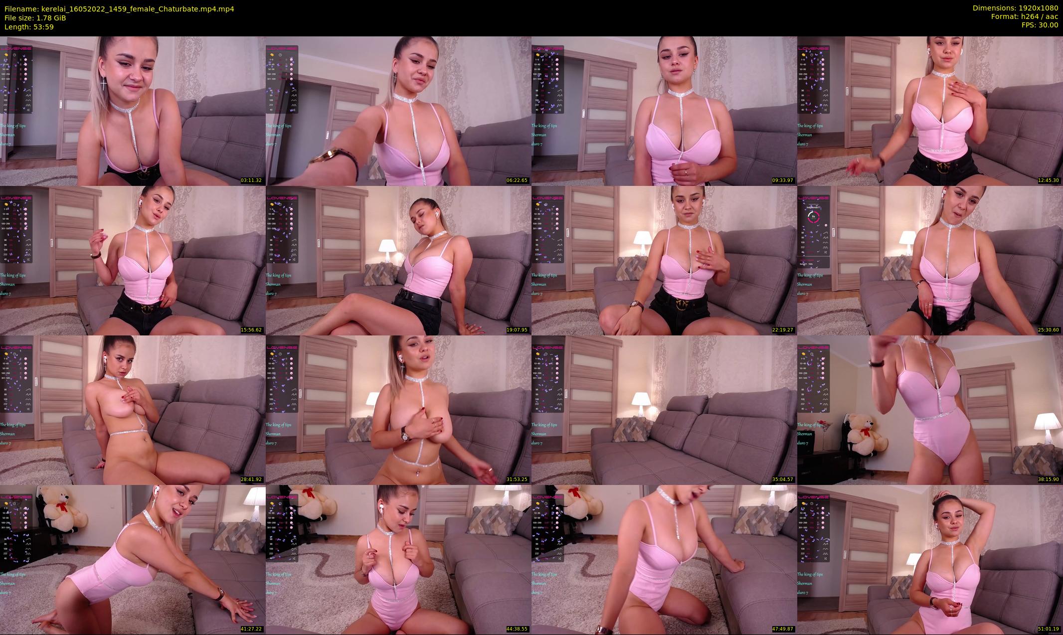 kerelai — 54 minute Chaturbate female cam show recording, 1080p, May 16, 2022