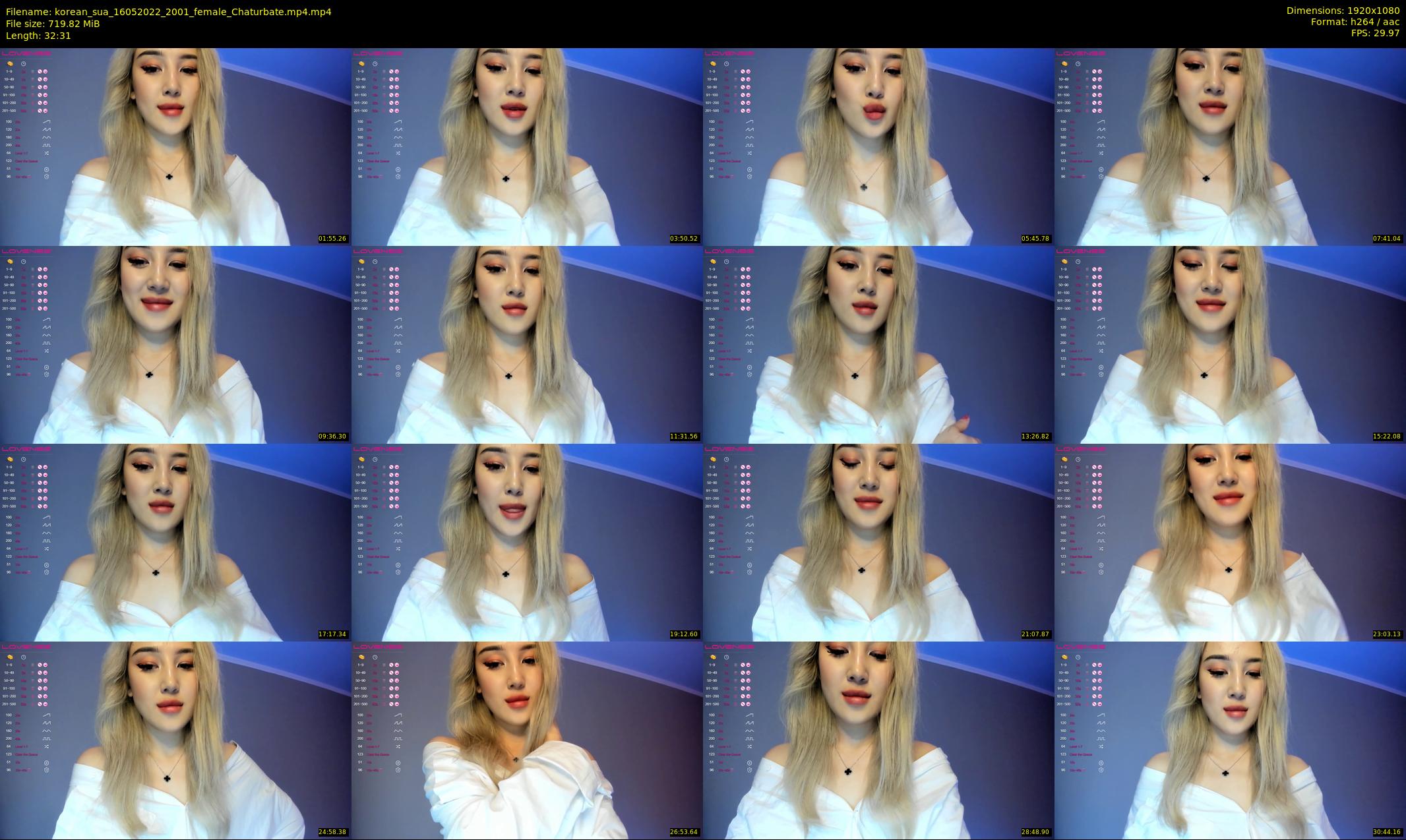 korean_sua — 33 minute Chaturbate female cam show recording, 1080p, May 16, 2022