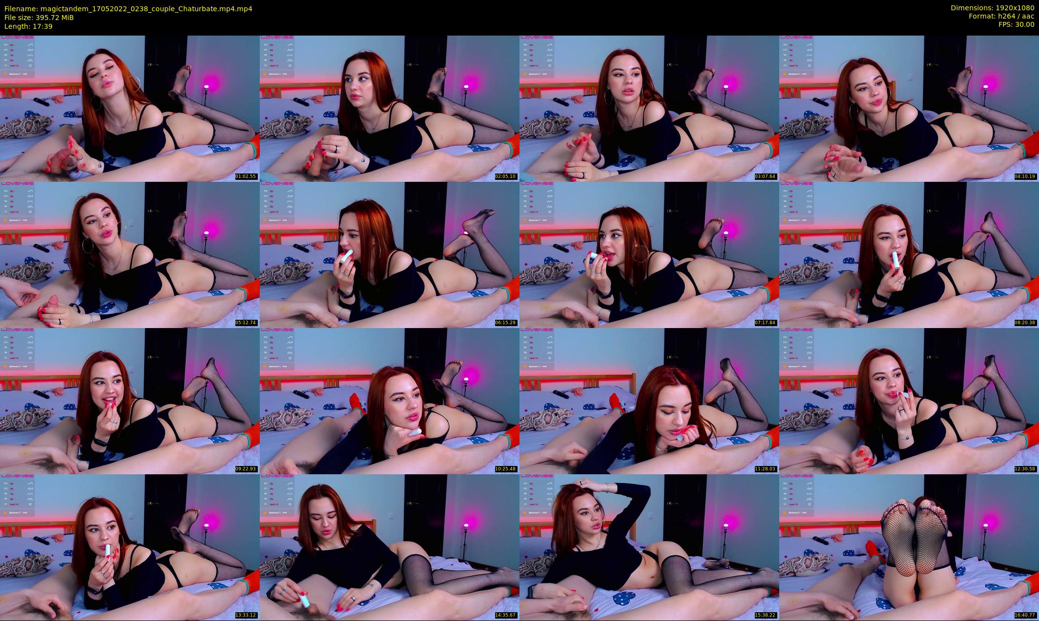 magictandem — 18 minute Chaturbate couple cam show recording, 1080p, May 17, 2022