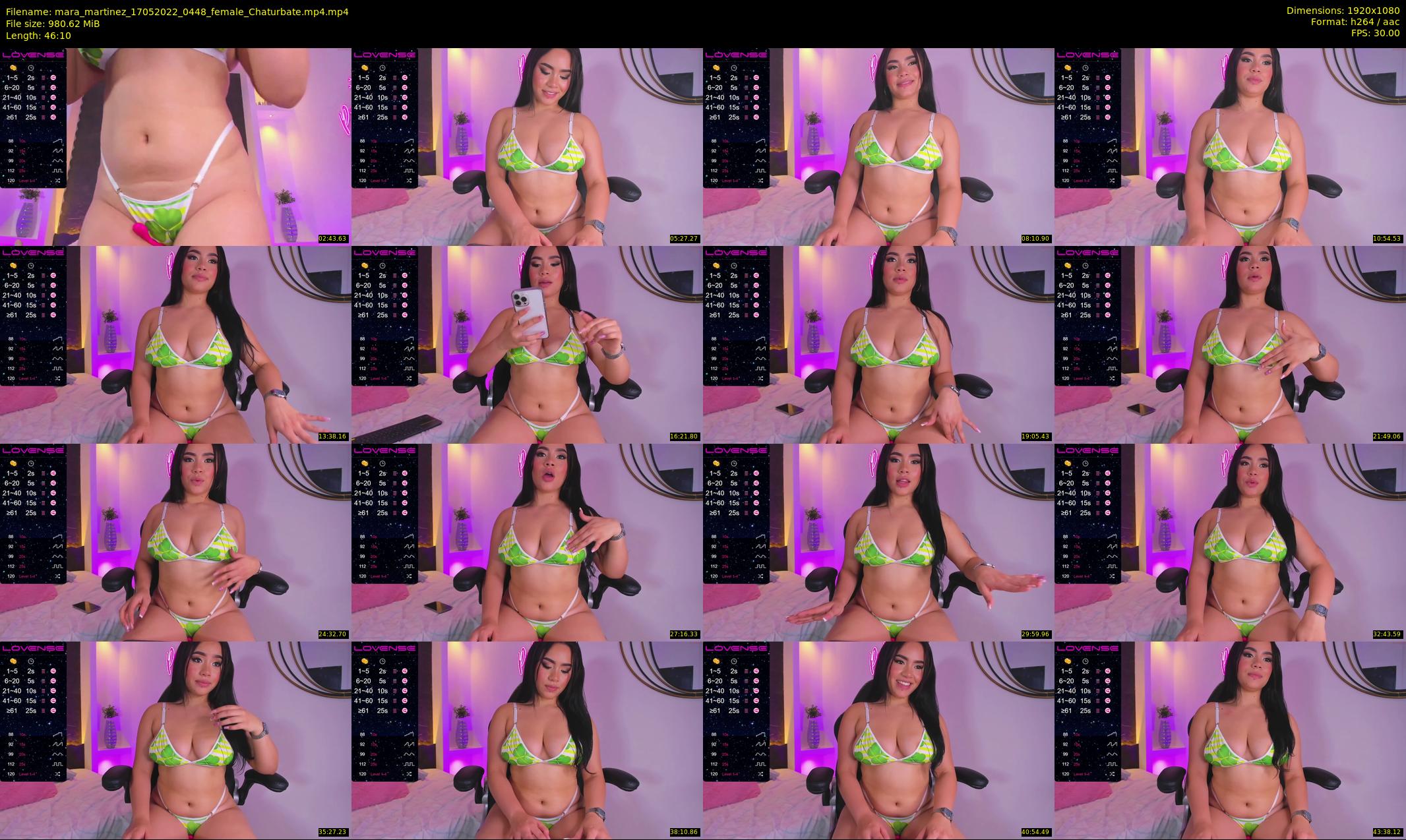 mara_martinez — 47 minute Chaturbate female cam show recording, 1080p, May 17, 2022