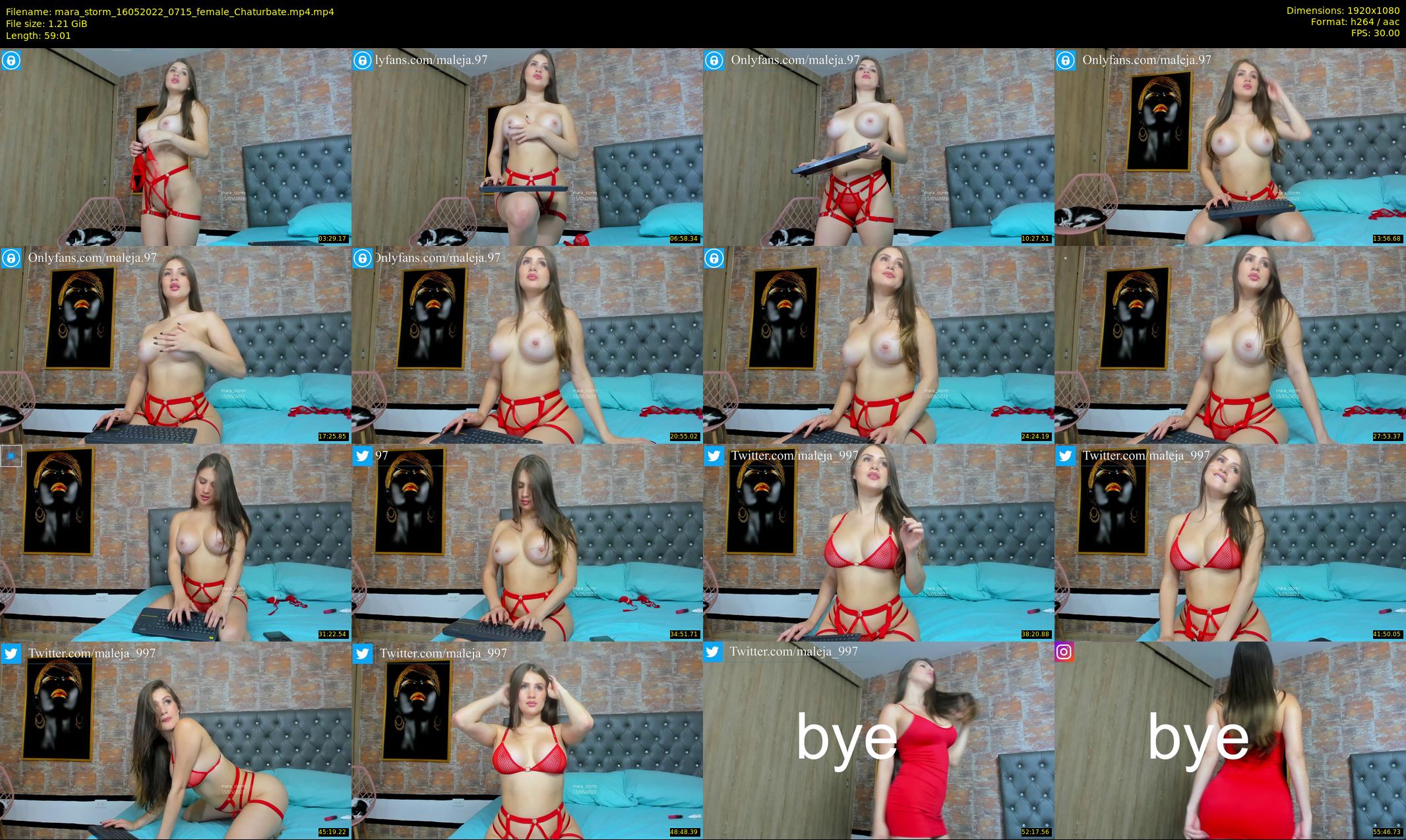 mara_storm — 60 minute Chaturbate female cam show recording, 1080p, May 16, 2022