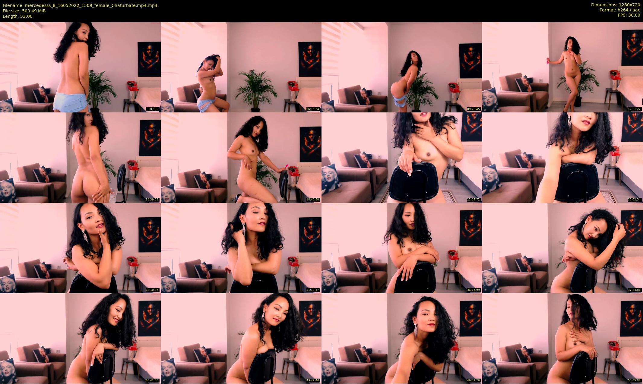 mercedesss_8 — 53 minute Chaturbate female cam show recording, 720p, May 16, 2022