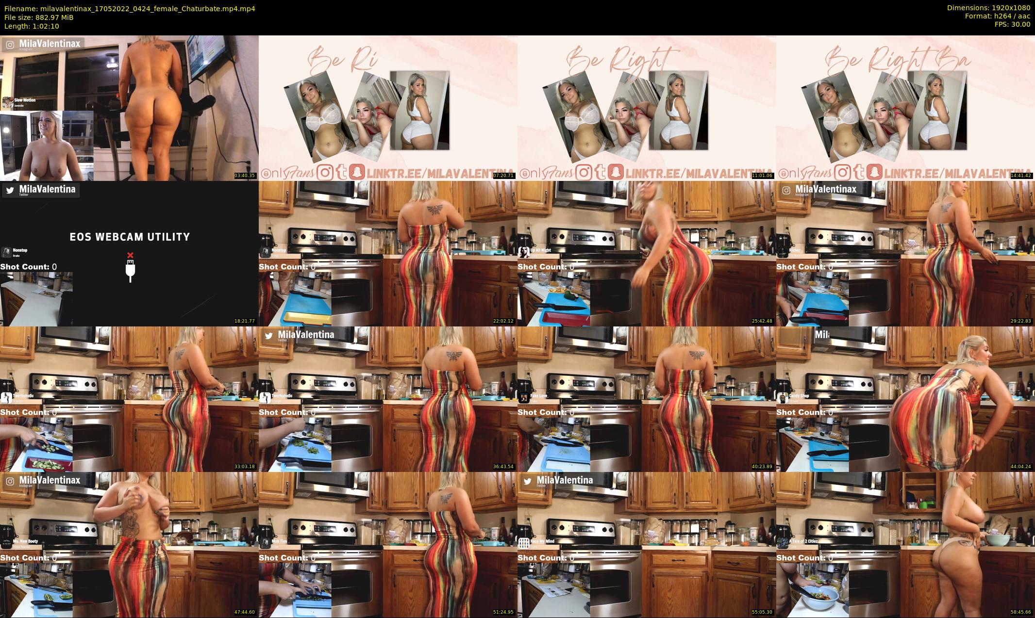 milavalentinax — 63 minute Chaturbate female cam show recording, 1080p, May 17, 2022