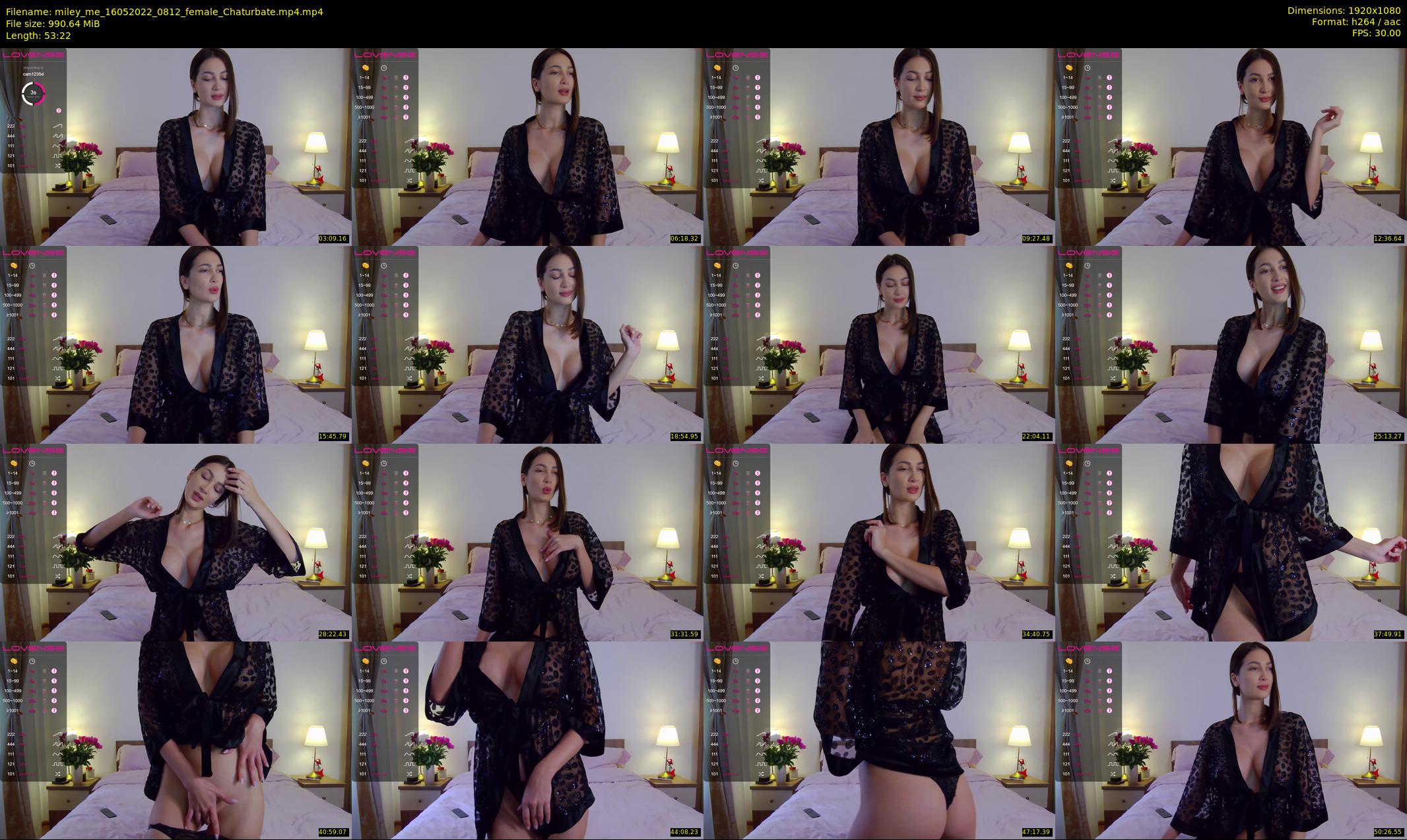 miley_me — 54 minute Chaturbate female cam show recording, 1080p, May 16, 2022