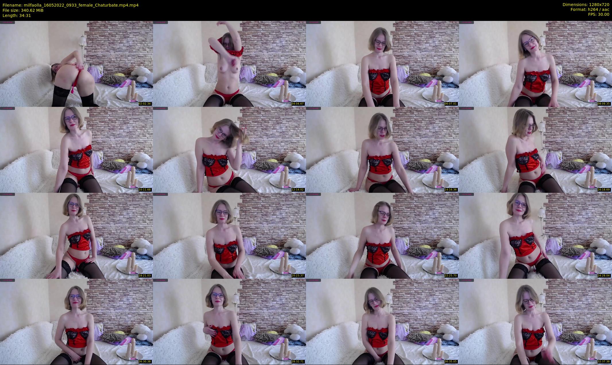 milfaolla — 35 minute Chaturbate female cam show recording, 720p, May 16, 2022