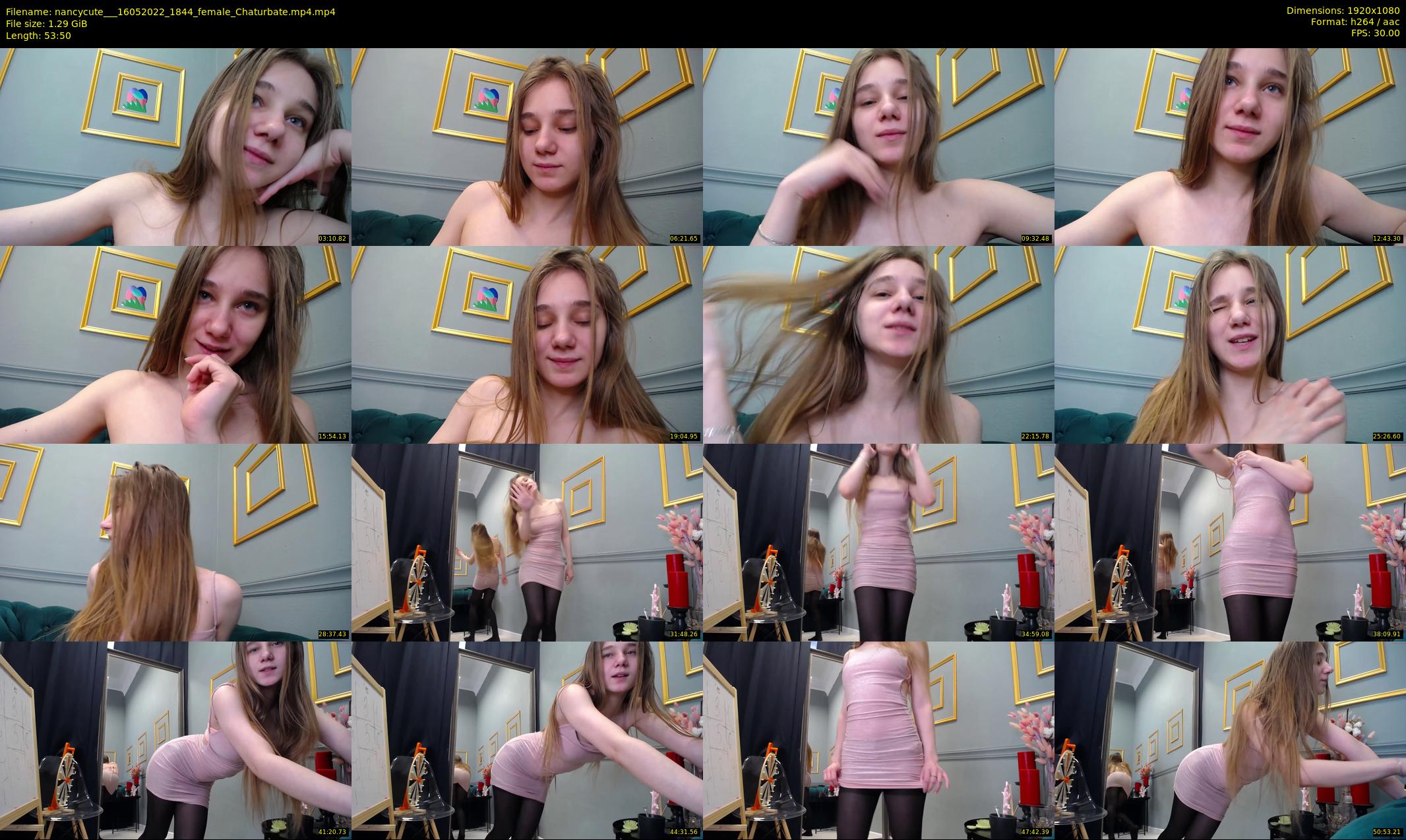 nancycute__ — 54 minute Chaturbate female cam show recording, 1080p, May 16, 2022