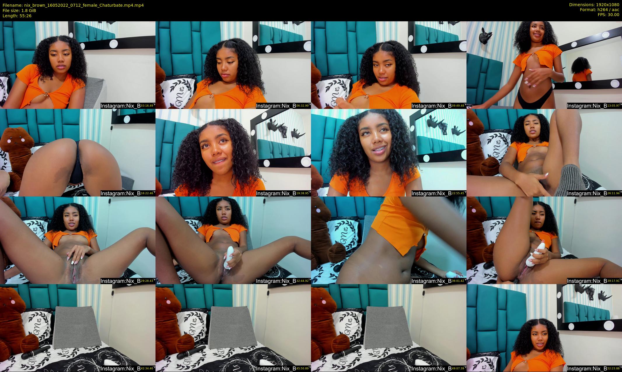 nix_brown — 56 minute Chaturbate female cam show recording, 1080p, May 16, 2022