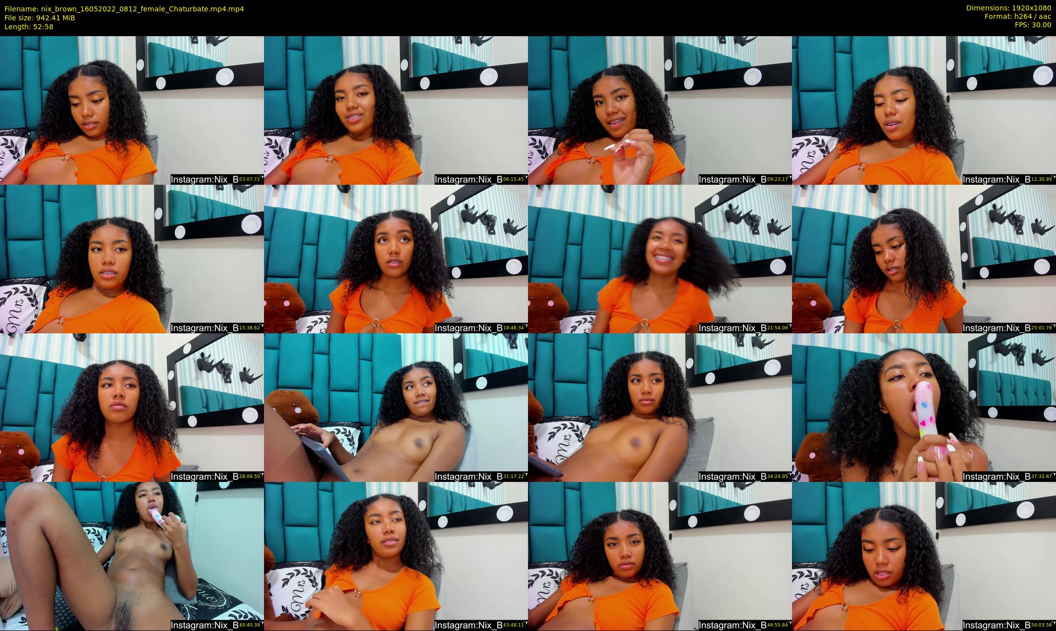nix_brown — 53 minute Chaturbate female cam show recording, 1080p, May 16, 2022