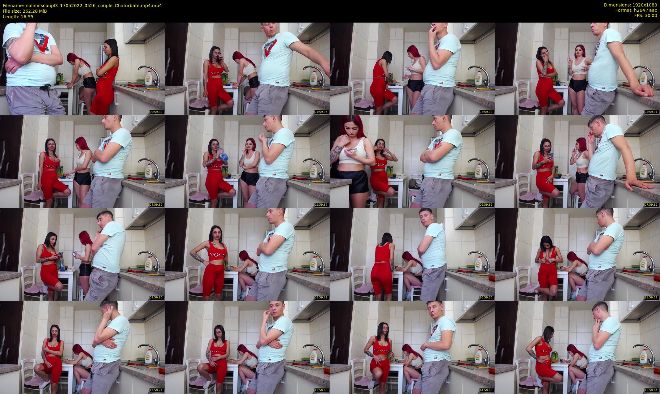 nolimitscoupl3 — 17 minute Chaturbate couple cam show recording, 1080p, May 17, 2022