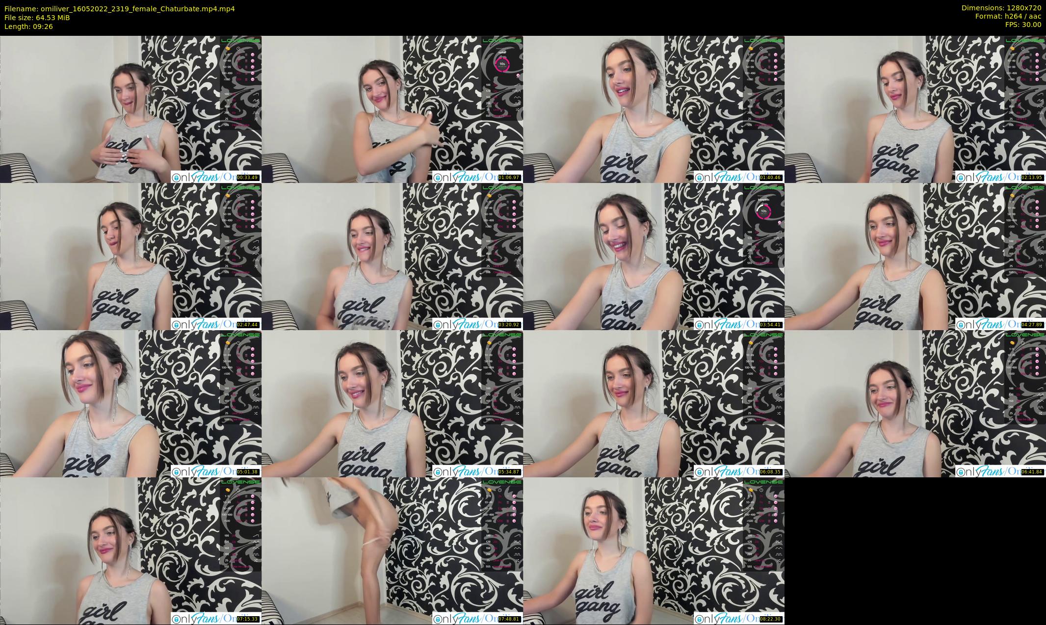 omiliver — 10 minute Chaturbate female cam show recording, 720p, May 16, 2022
