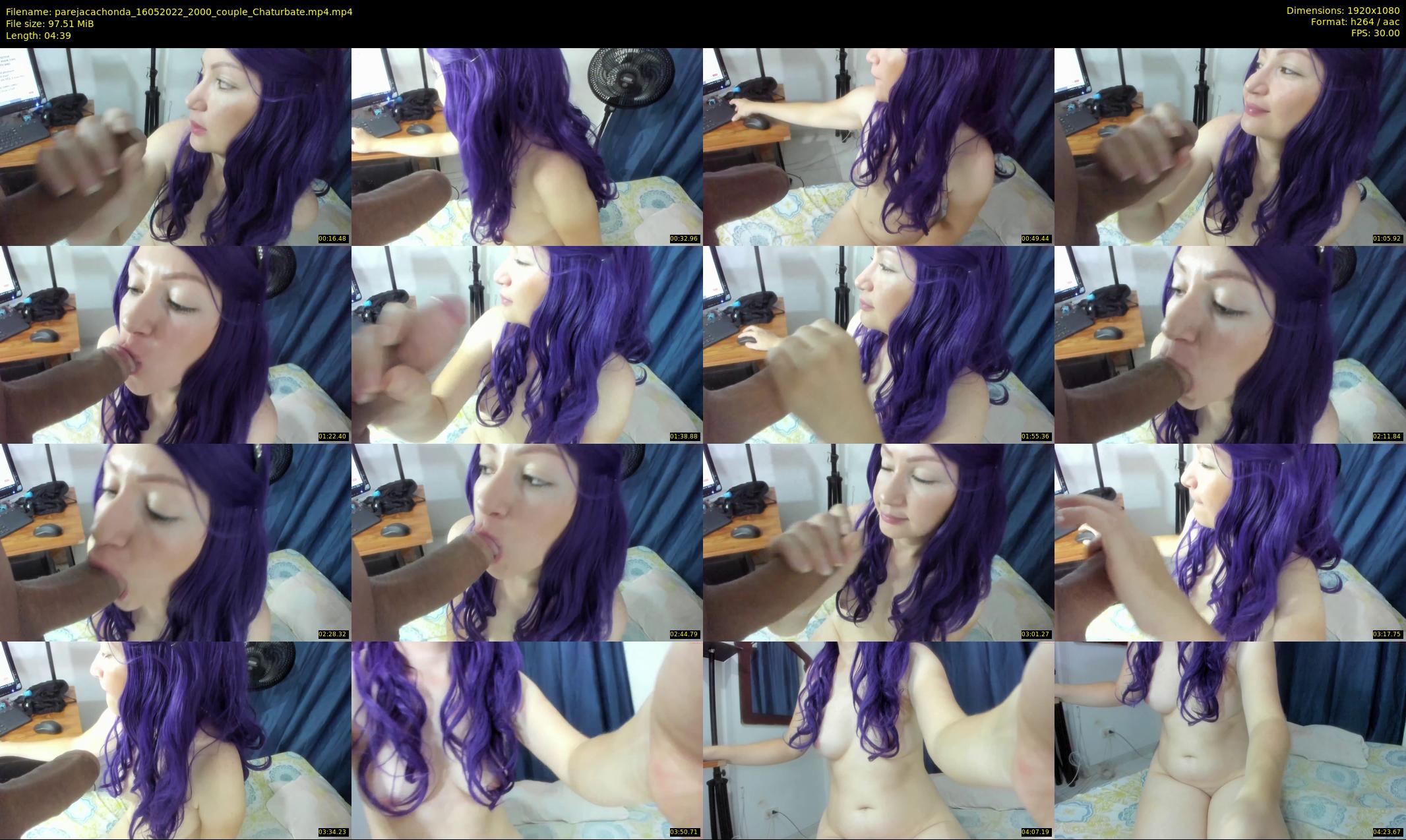parejacachonda — 5 minute Chaturbate couple cam show recording, 1080p, May 16, 2022