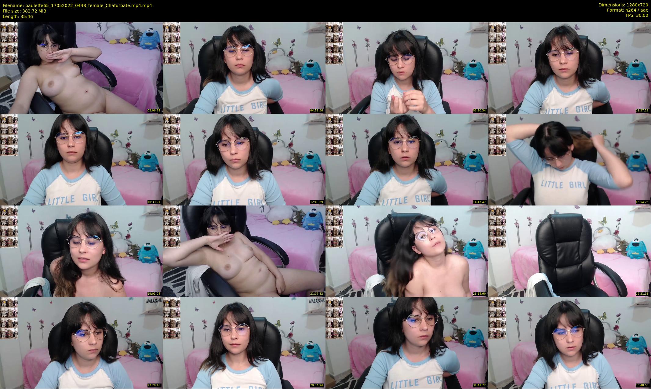 paulette65 — 36 minute Chaturbate female cam show recording, 720p, May 17, 2022