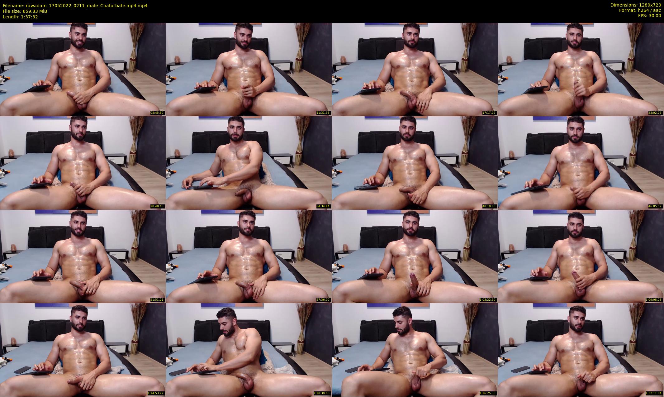 rawadam — 98 minute Chaturbate male cam show recording, 720p, May 17, 2022