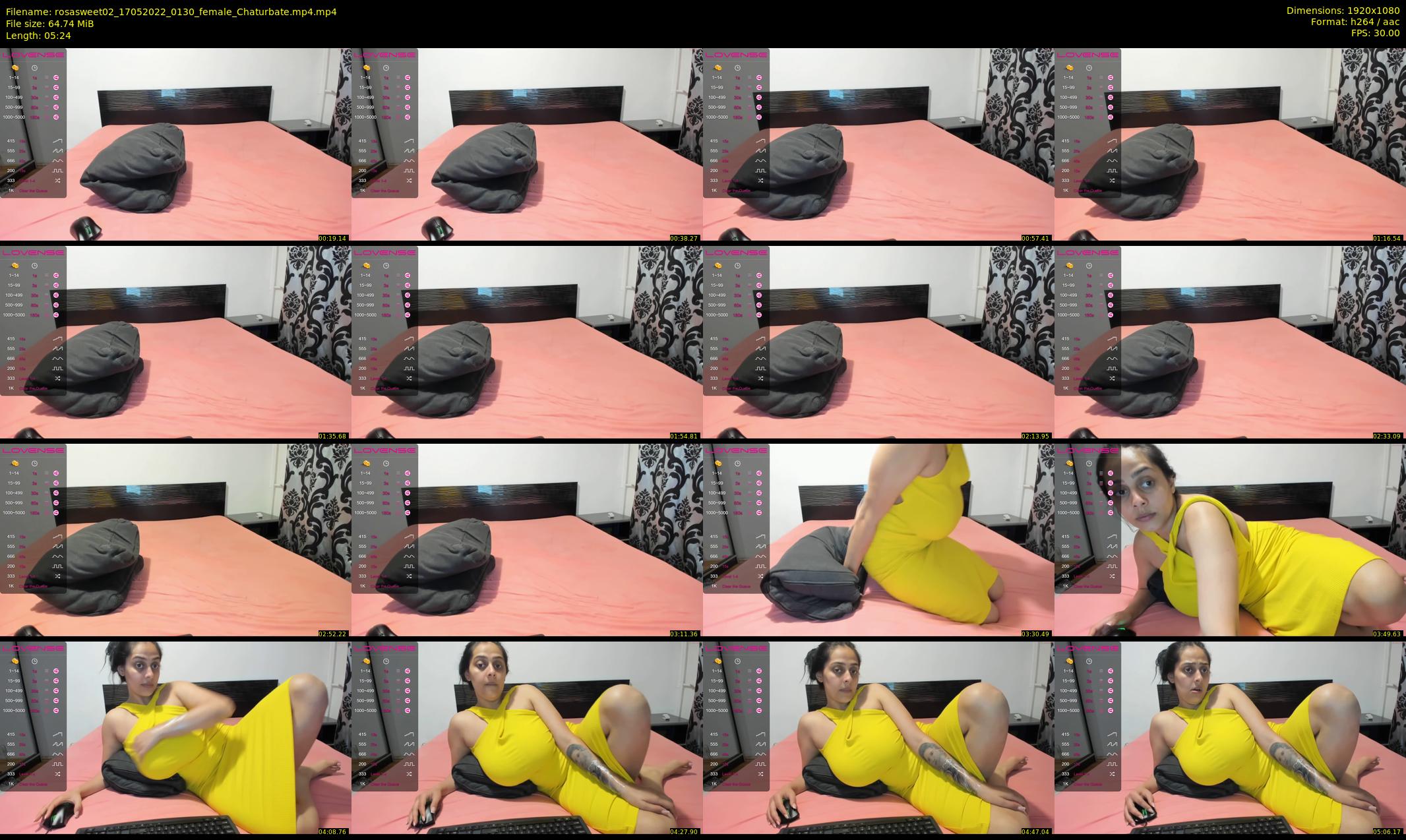 rosasweet02 — 6 minute Chaturbate female cam show recording, 1080p, May 17, 2022